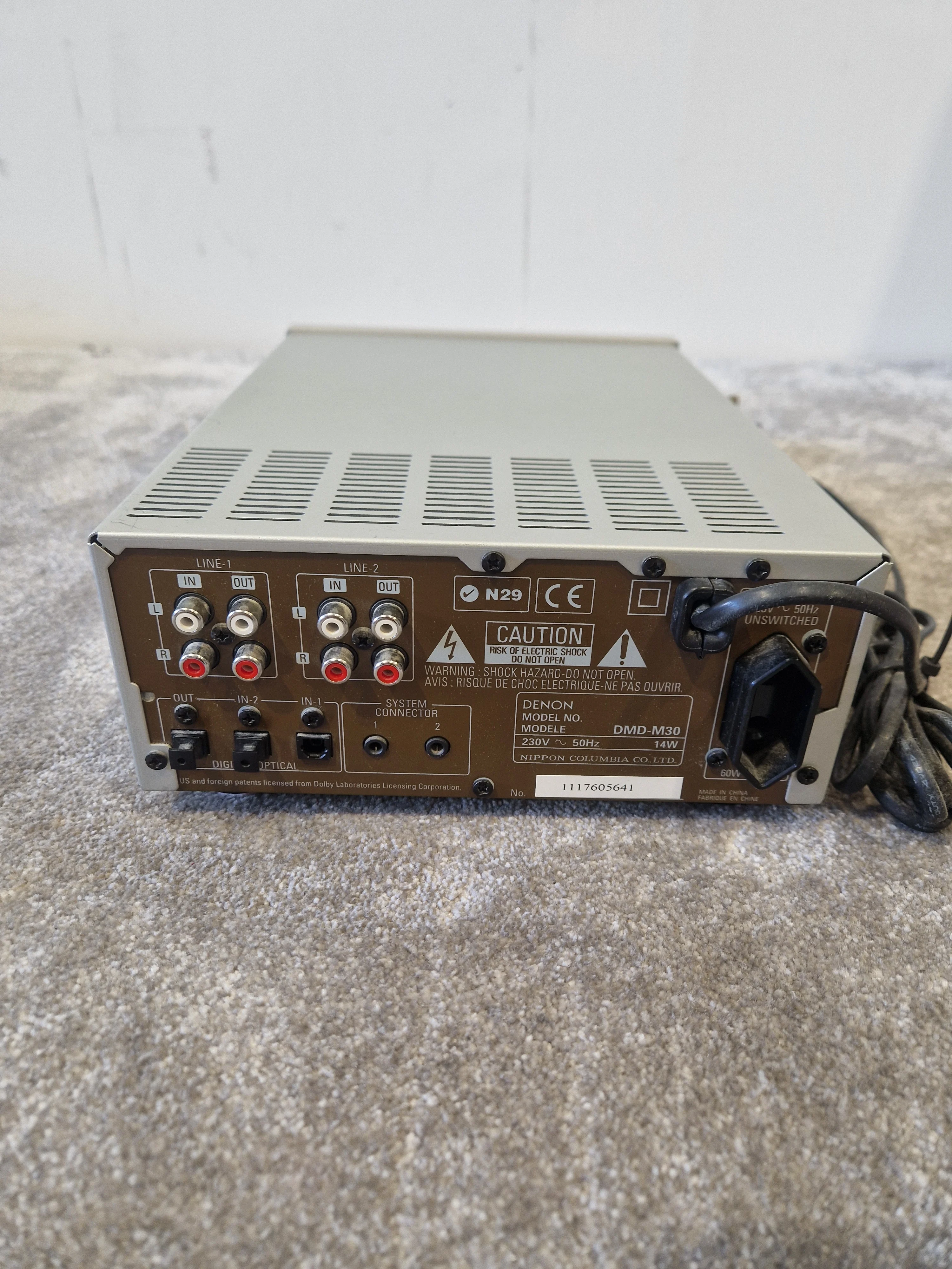 Denon DMD-M30 MINI-DISK Player - Compact Audio System - Spares or Repair - Image 8