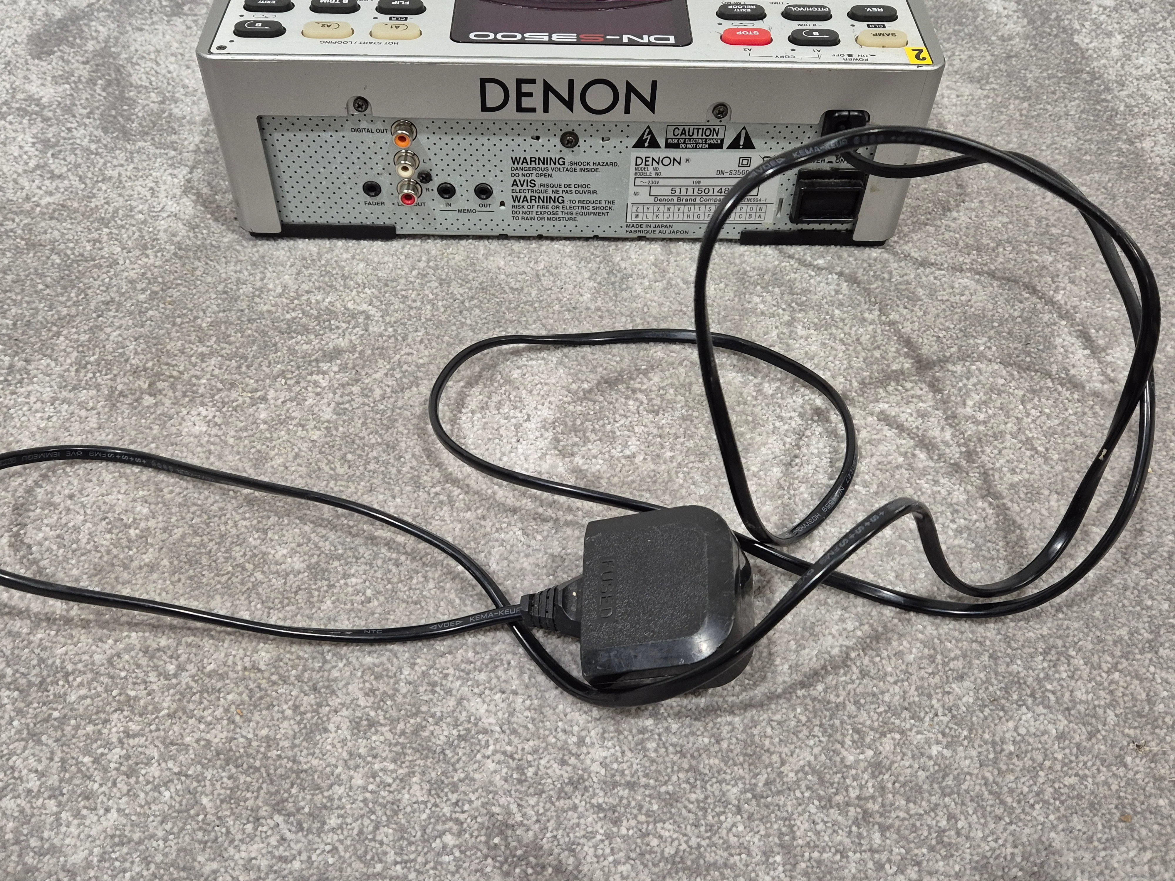 Denon DN-S3500 - Tabletop CD/MP3 Player - Image 9