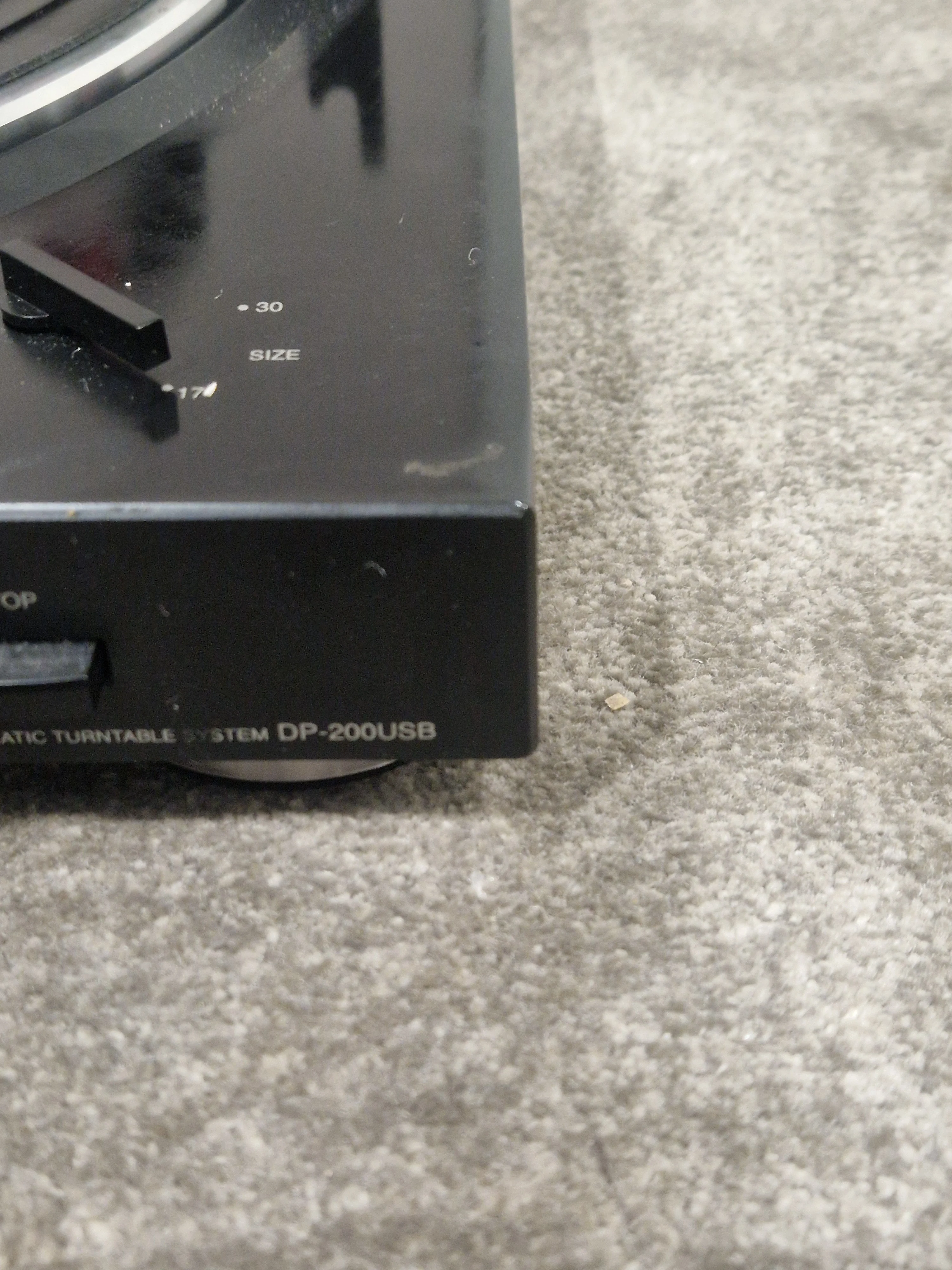 Denon DP-200USB - Turntable - Black – Turntable - Excellent - Image 12