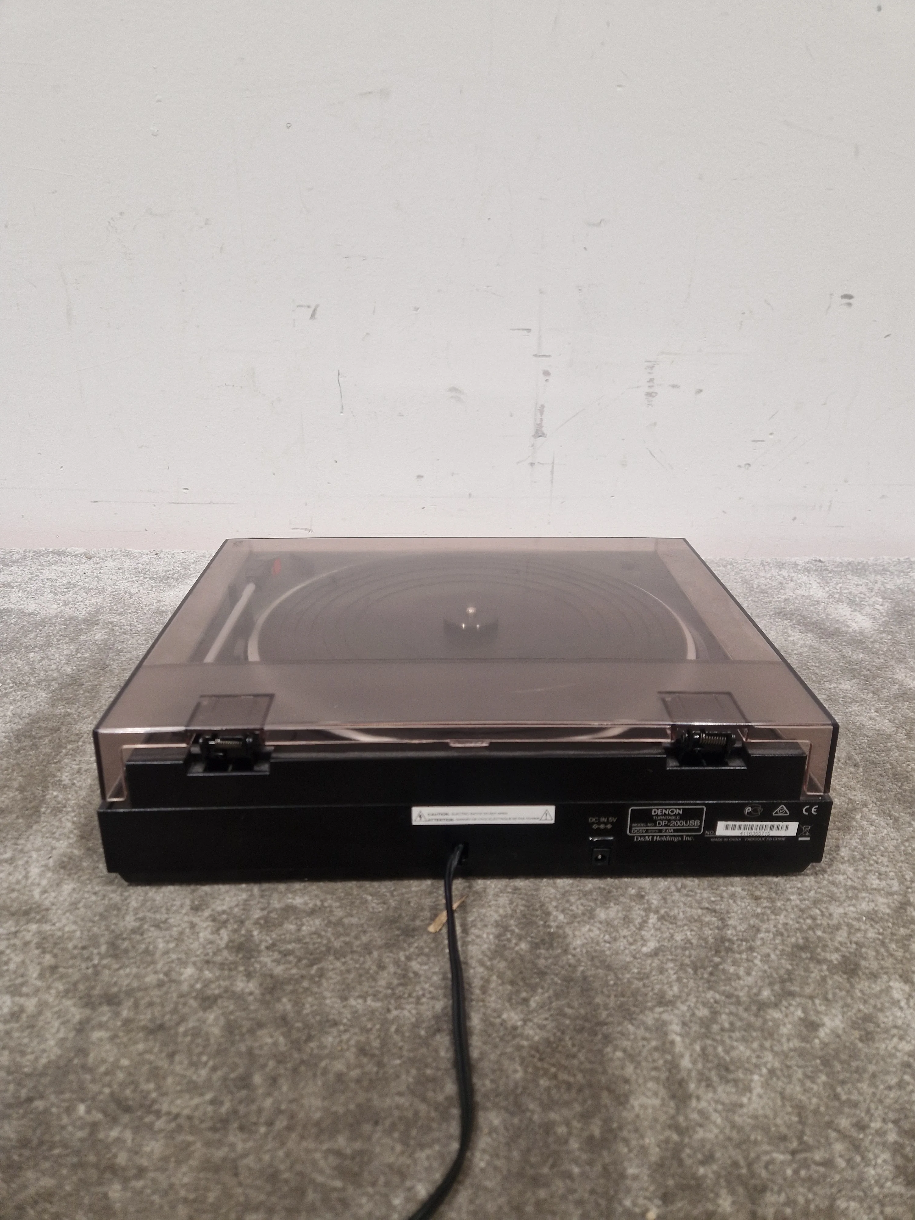 Denon DP-200USB - Turntable - Black – Turntable - Excellent - Image 15