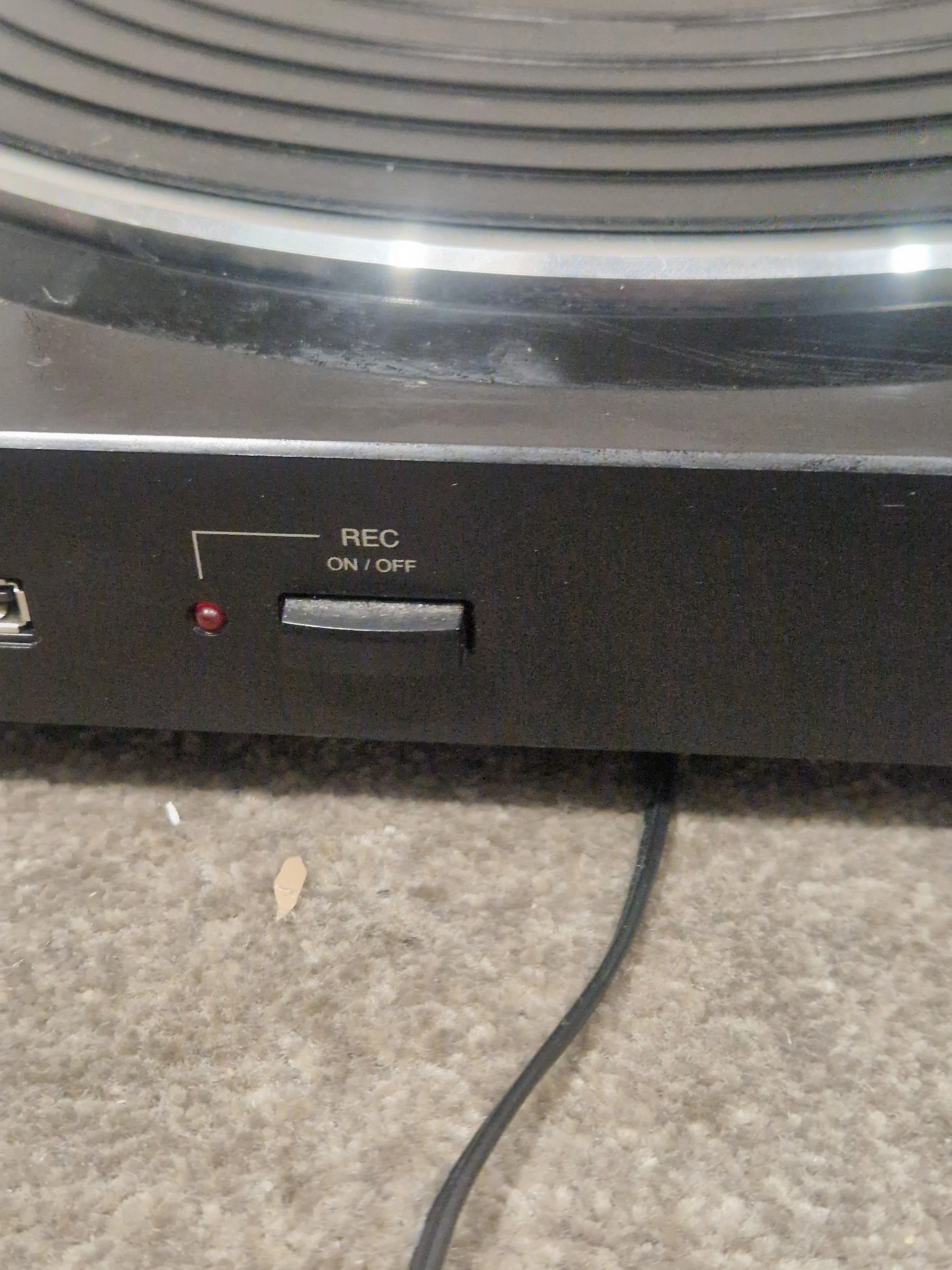 Denon DP-200USB - Turntable - Black – Turntable - Excellent - Image 5