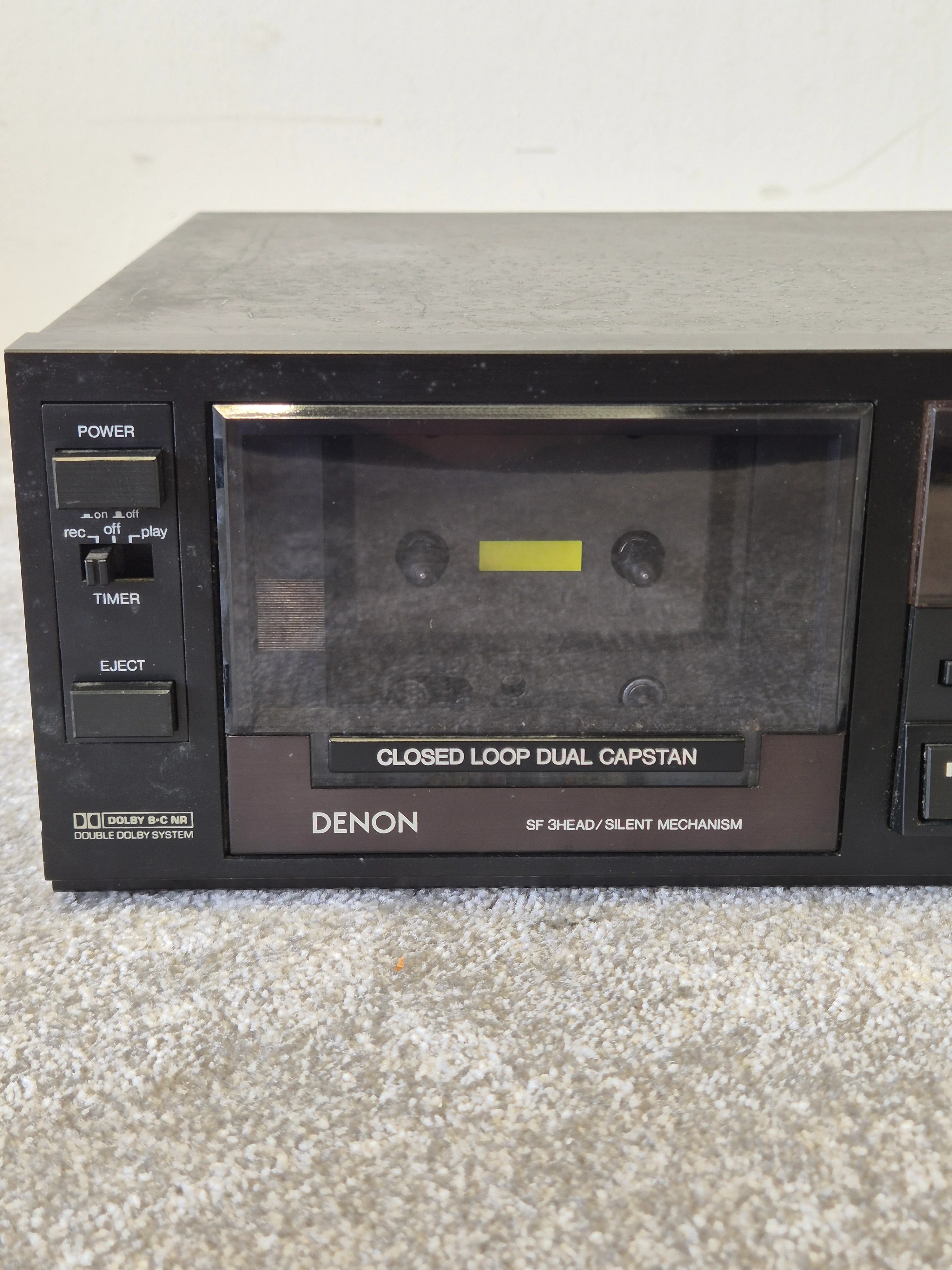 Denon DR-M22 - Stereo Cassette Tape Deck - Vintage Audio - Fair - Image 2