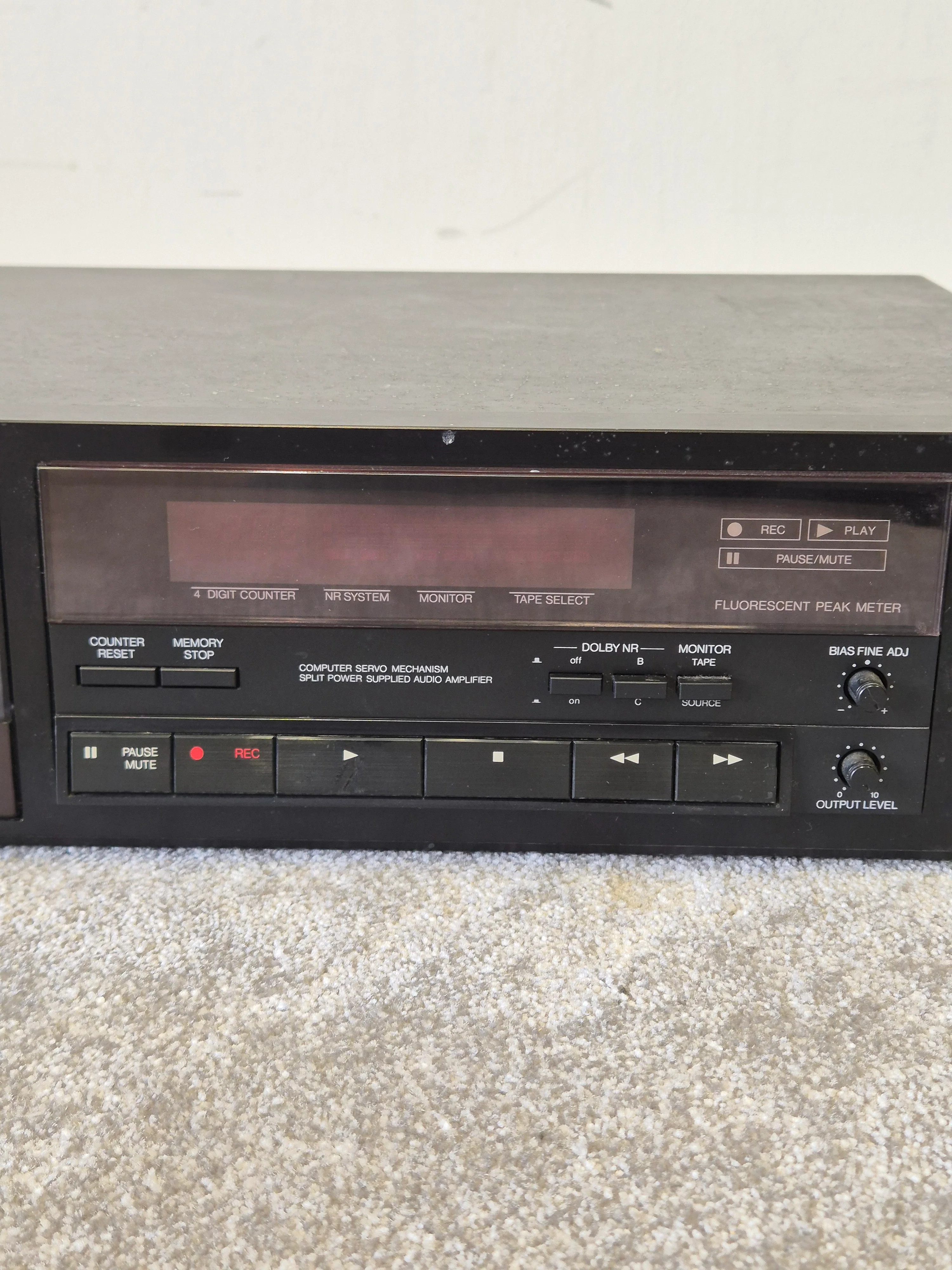 Denon DR-M22 - Stereo Cassette Tape Deck - Vintage Audio - Fair - Image 3