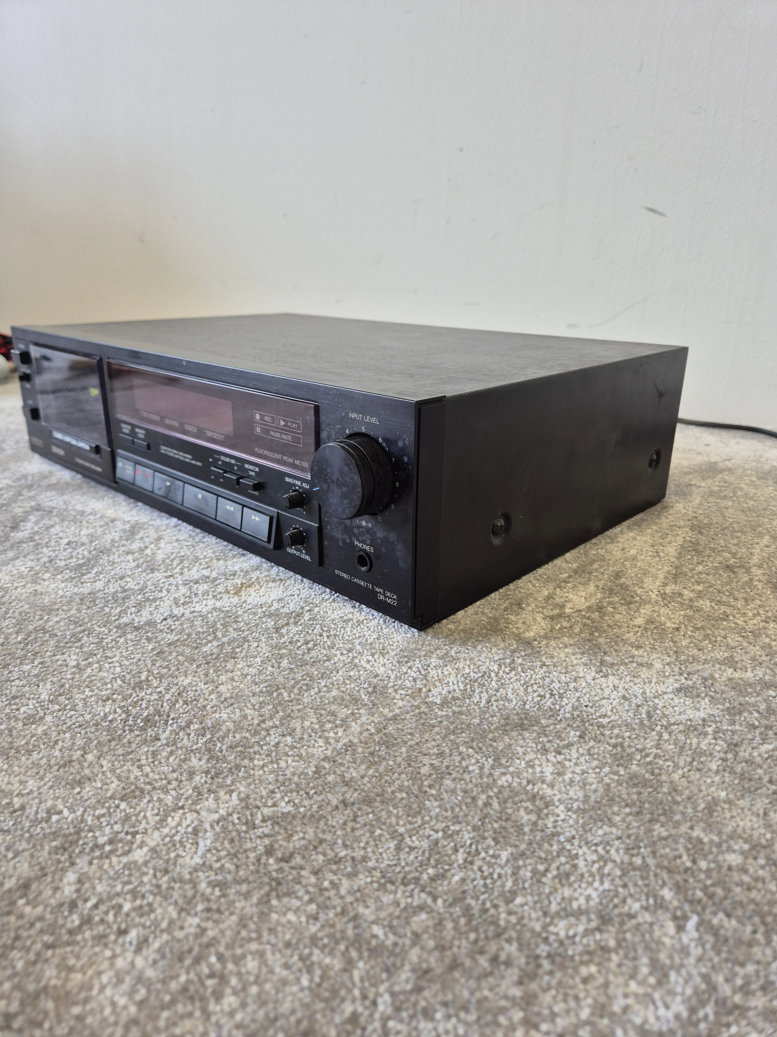 Denon DR-M22 - Stereo Cassette Tape Deck - Vintage Audio - Fair - Image 6