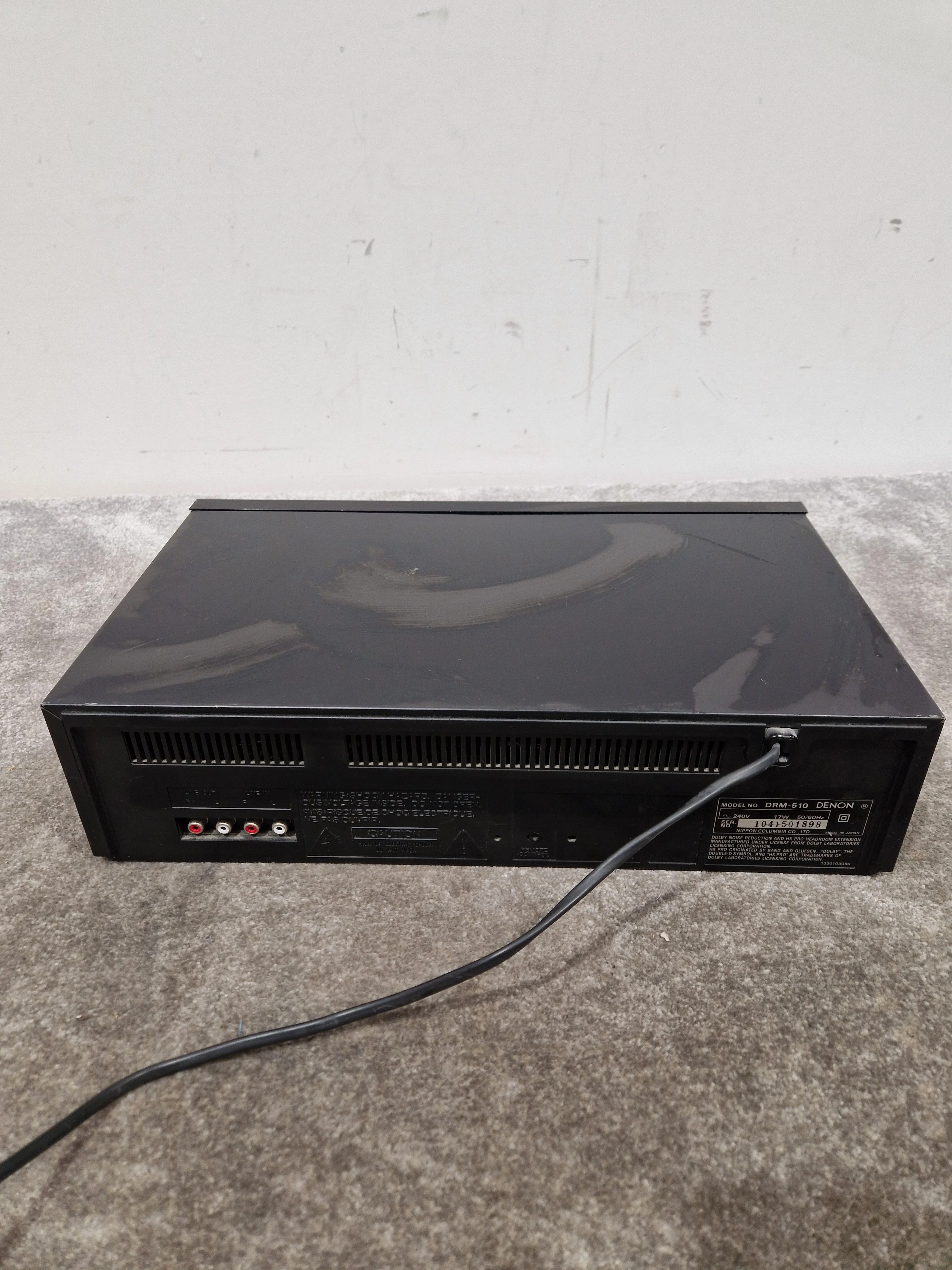 Denon DRM-510 - Cassette Deck Recorder - Very Good w/ Power Supply - Image 10