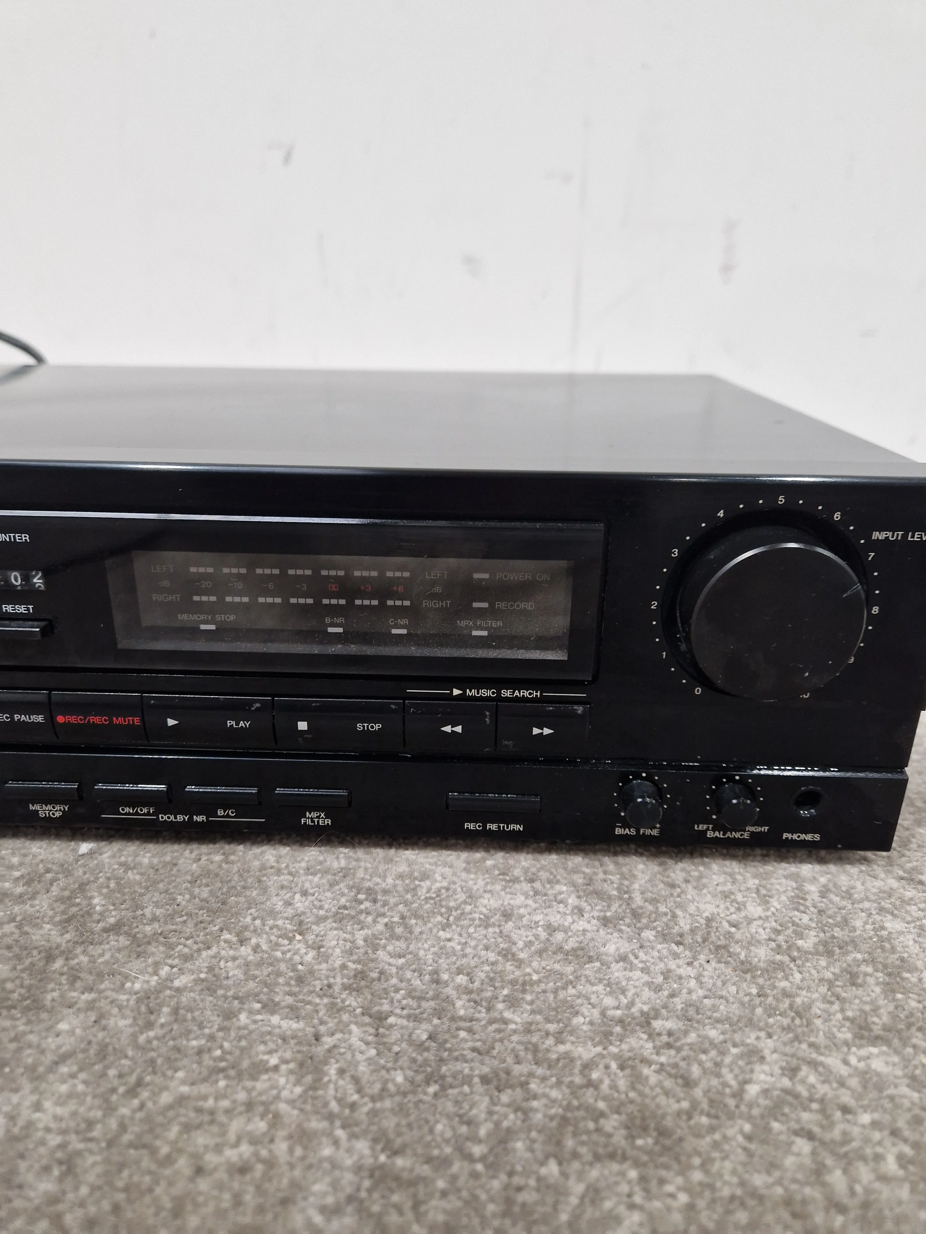 Denon DRM-510 - Cassette Deck Recorder - Very Good w/ Power Supply - Image 2