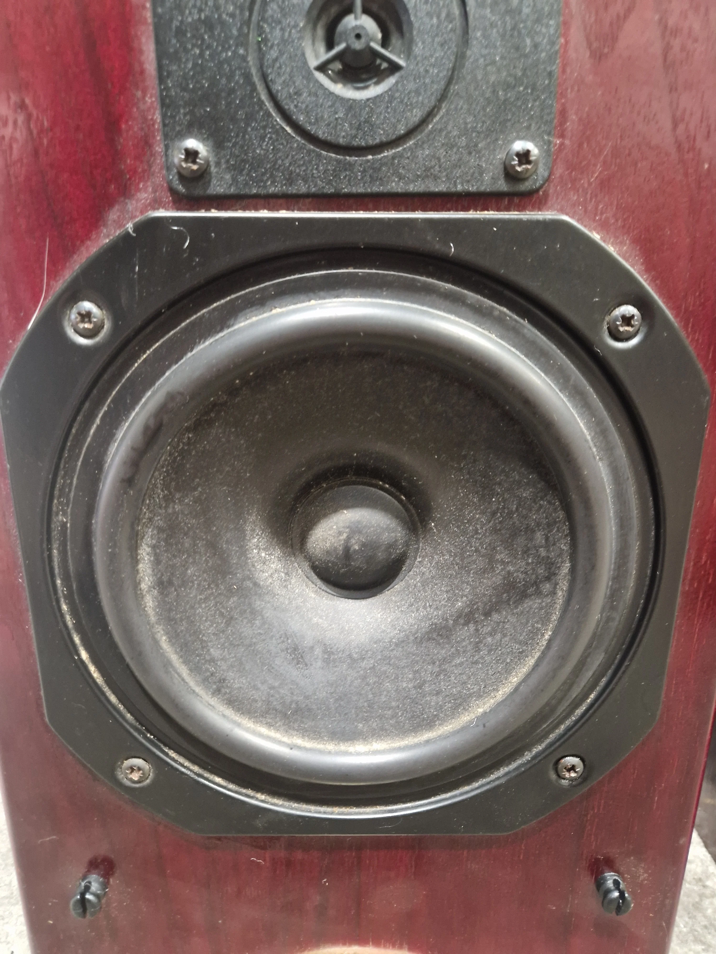 Denon E313 - Speakers - Pair - Red Wood - Good - Image 10