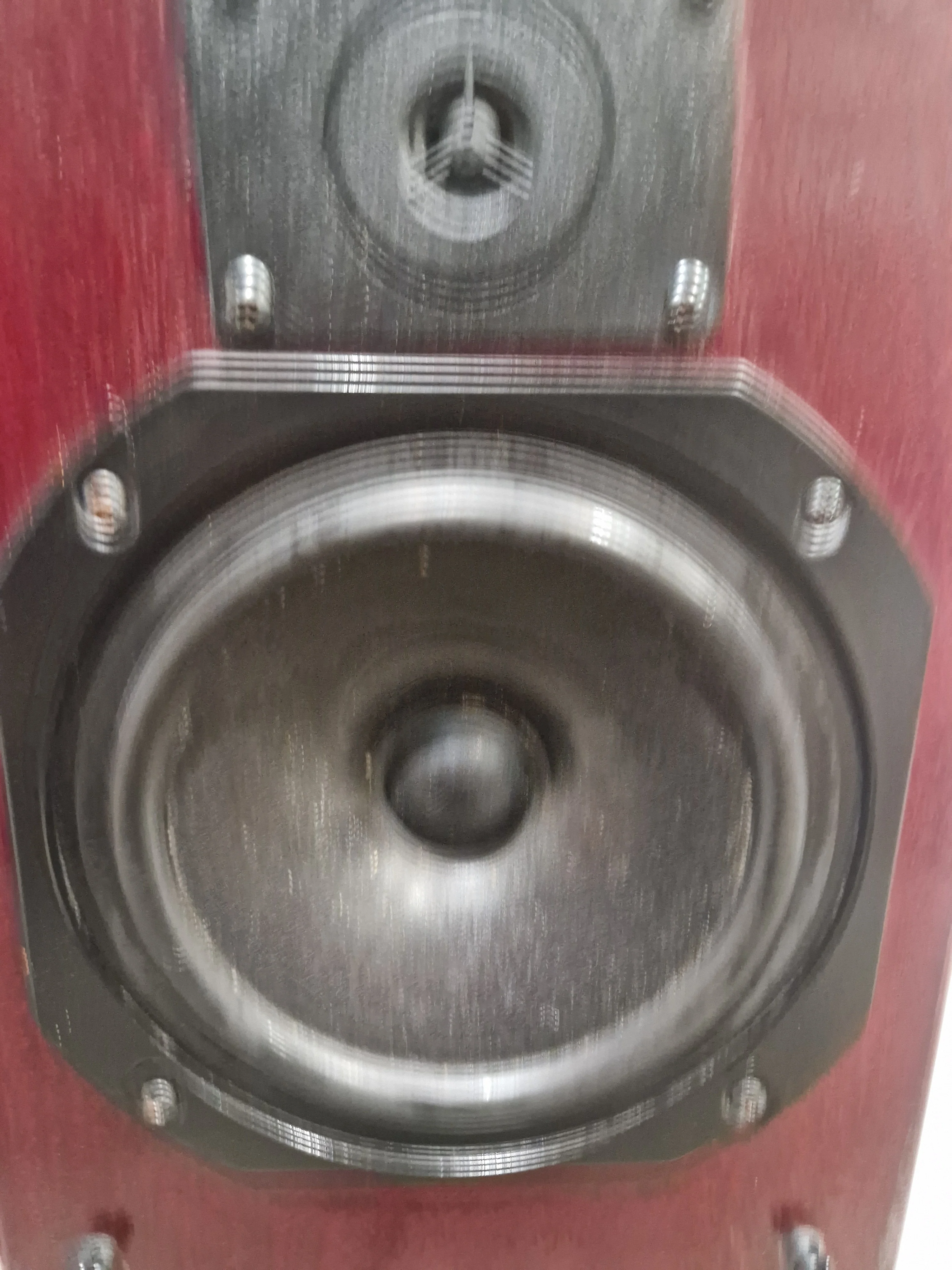 Denon E313 - Speakers - Pair - Red Wood - Good - Image 5