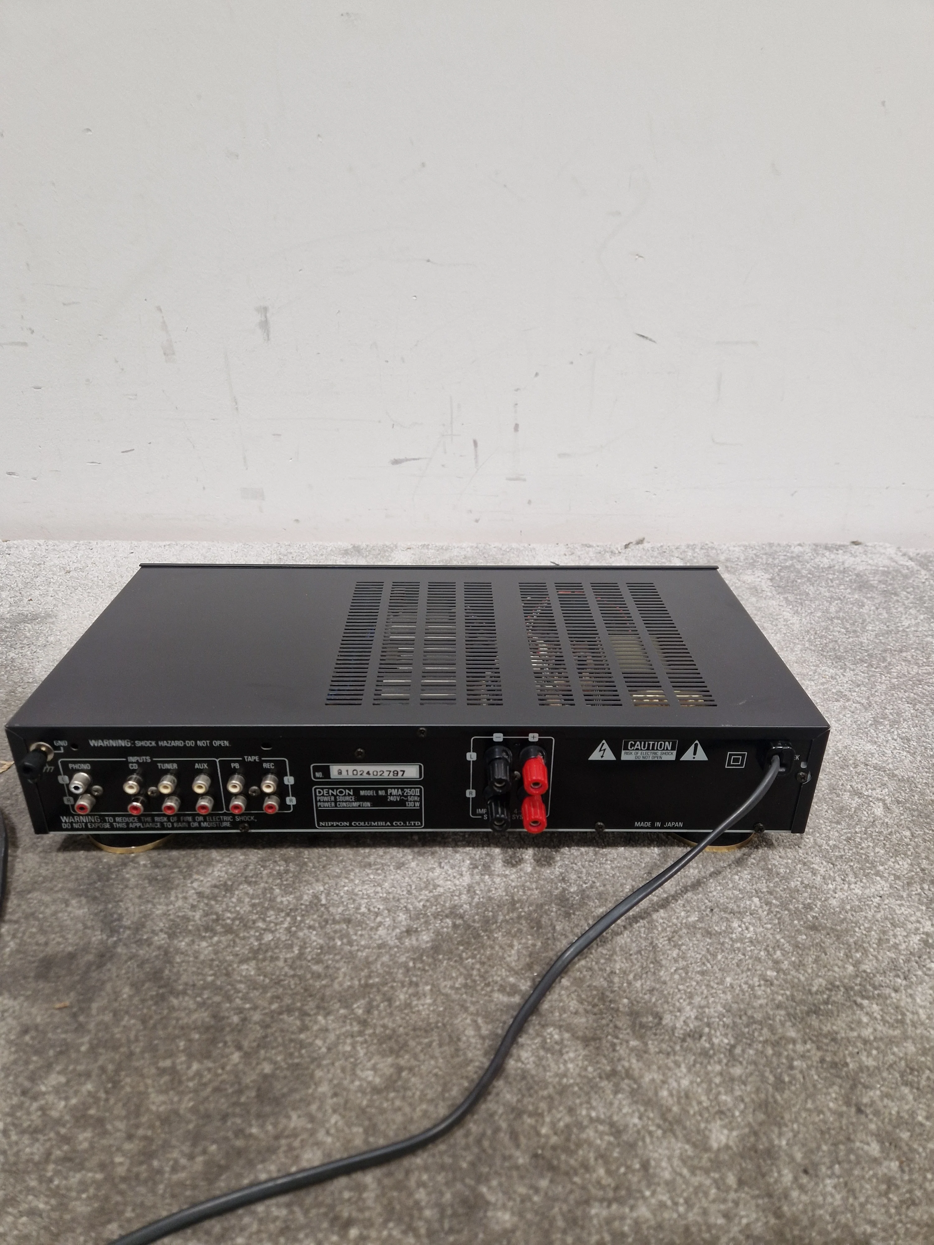 Denon PMA-250 II Integrated Amplifier - Black - Excellent - Image 6