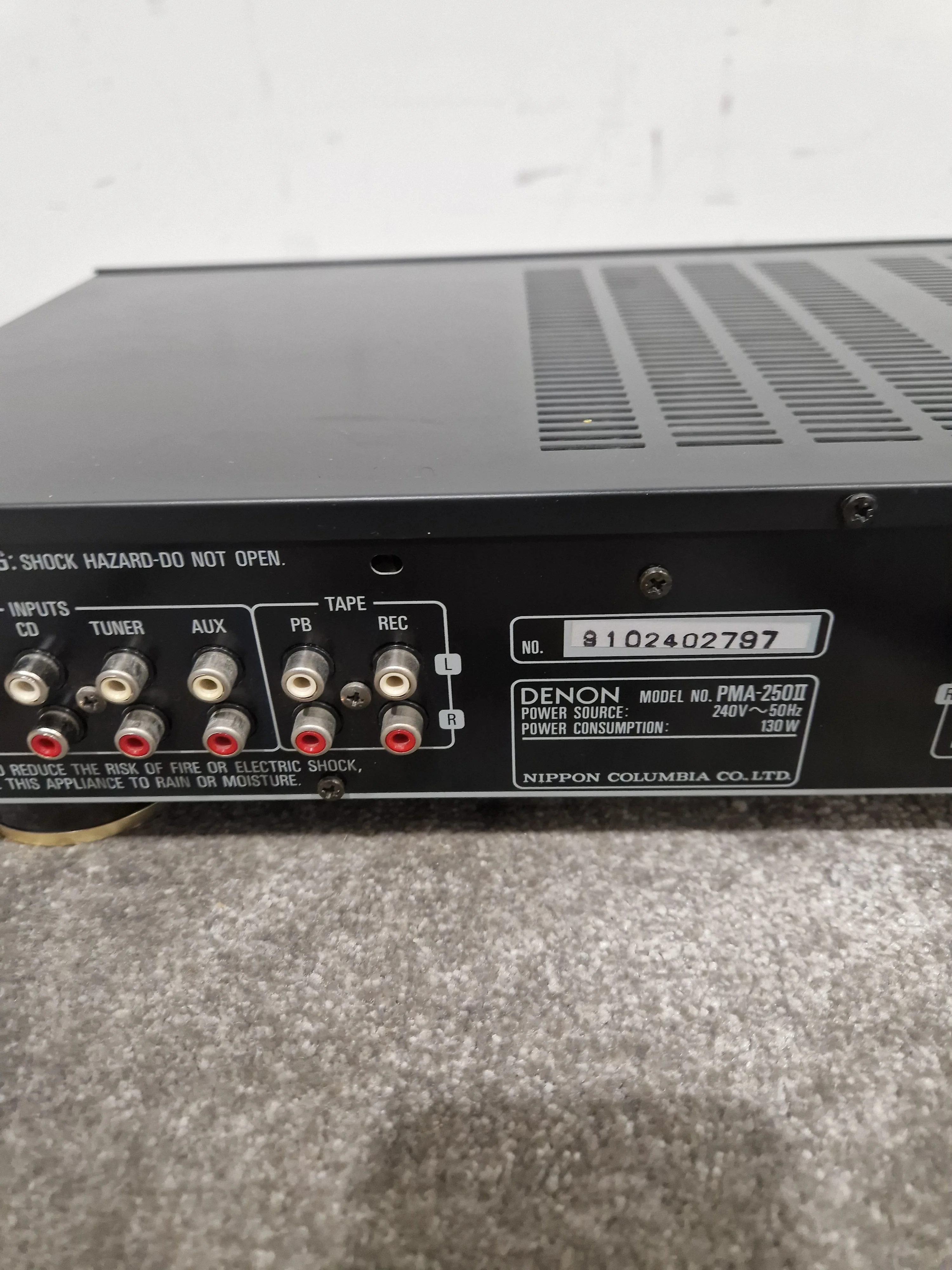Denon PMA-250 II Integrated Amplifier - Black - Excellent - Image 7