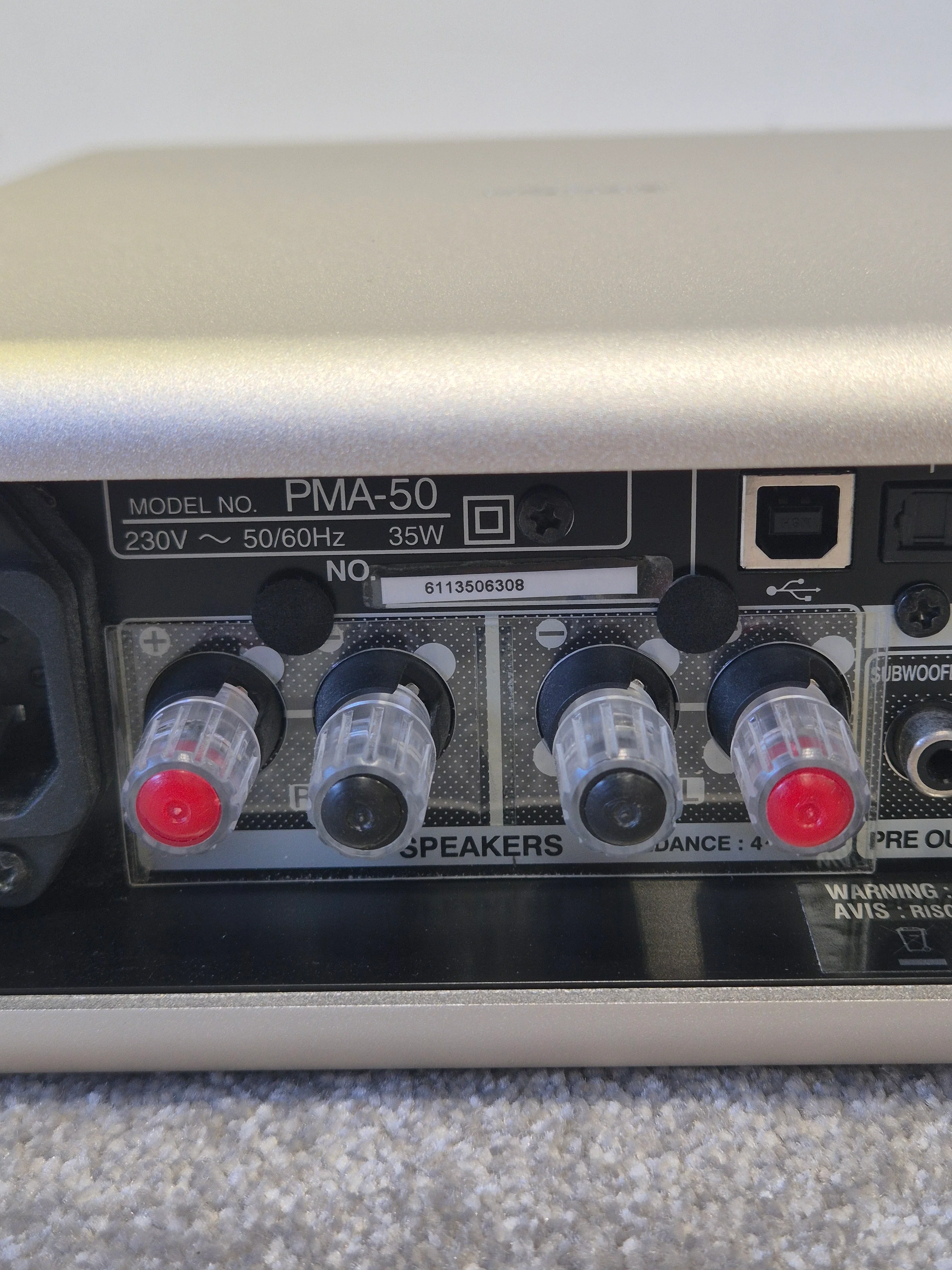 Denon PMA 50 - High-Fidelity Amplifier - Excellent w/ Original Box - Image 9