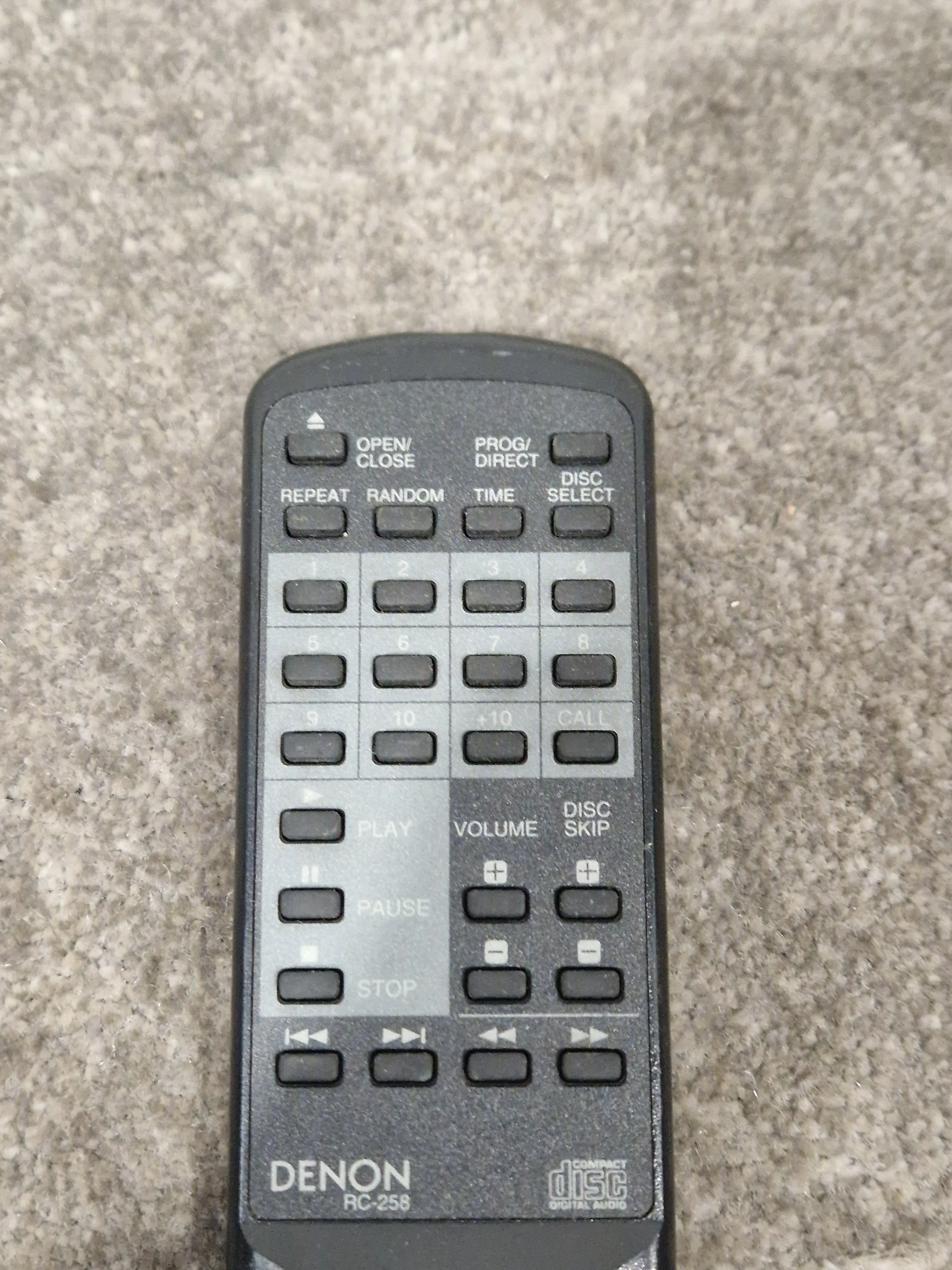 Denon RC258 Remote Control - AV Receiver Control - Excellent - Image 2