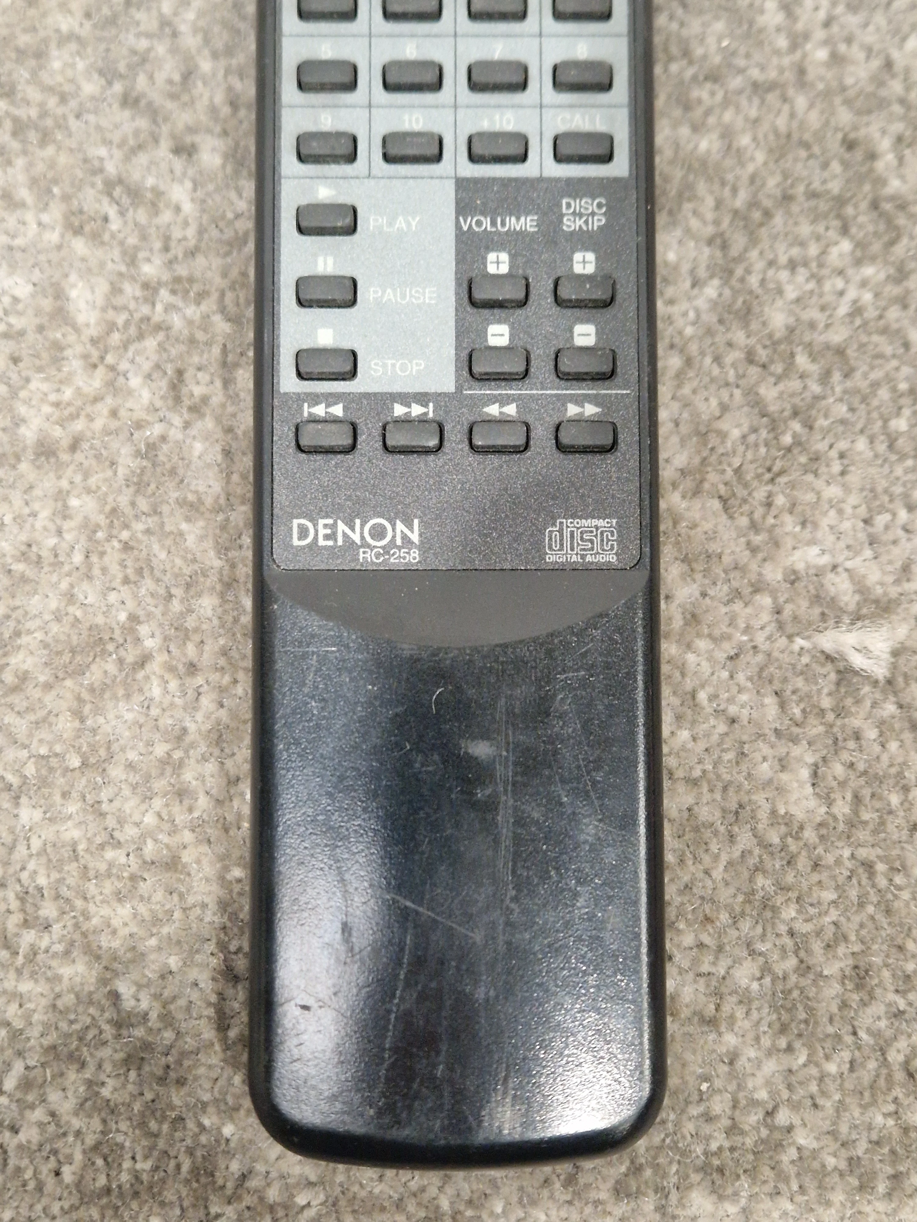 Denon RC258 Remote Control - AV Receiver Control - Excellent - Image 3