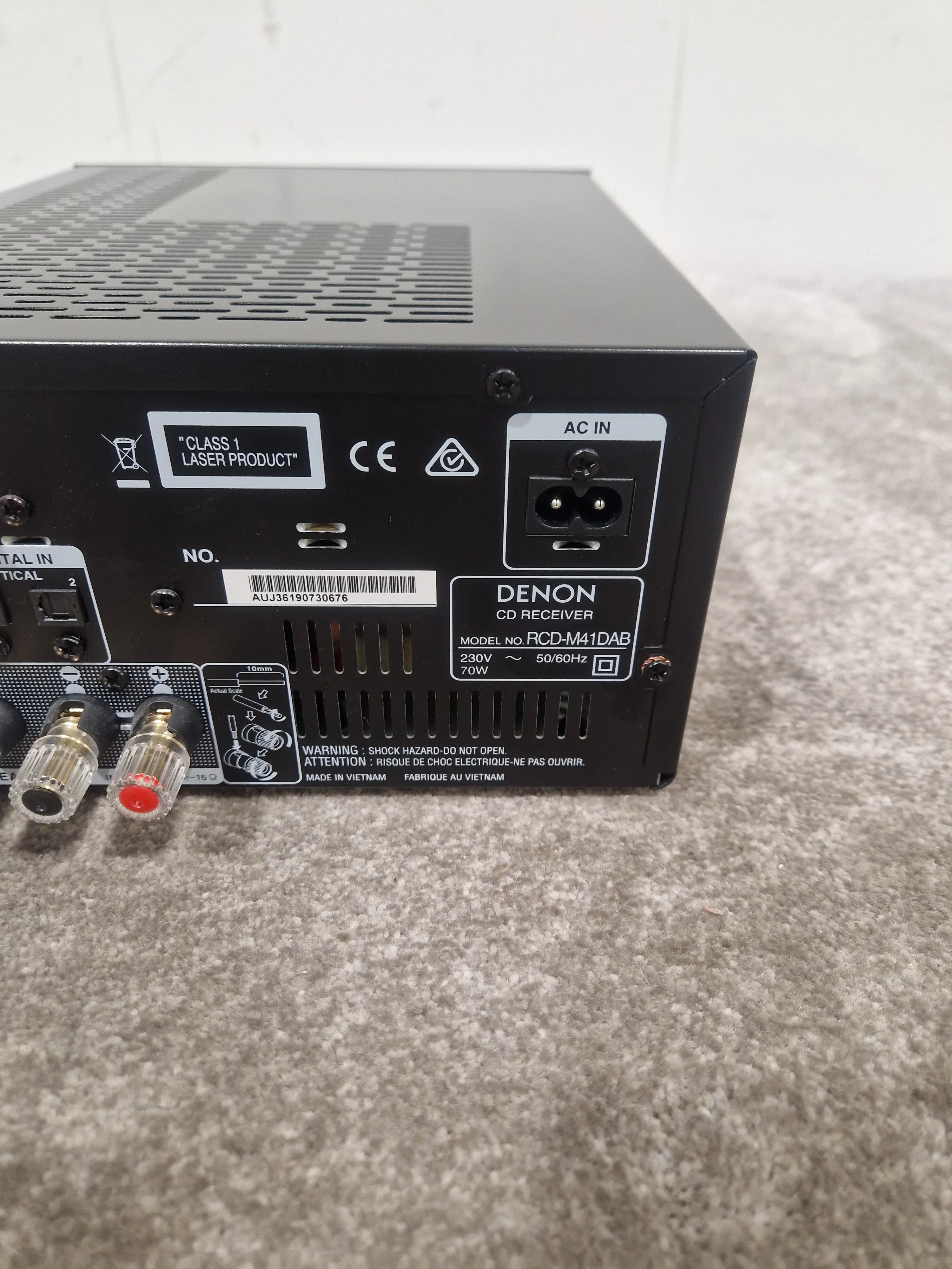 Denon Rcd-M41dab - Compact Hi-Fi System - Excellent w/ Remote & Test Disc - Image 10