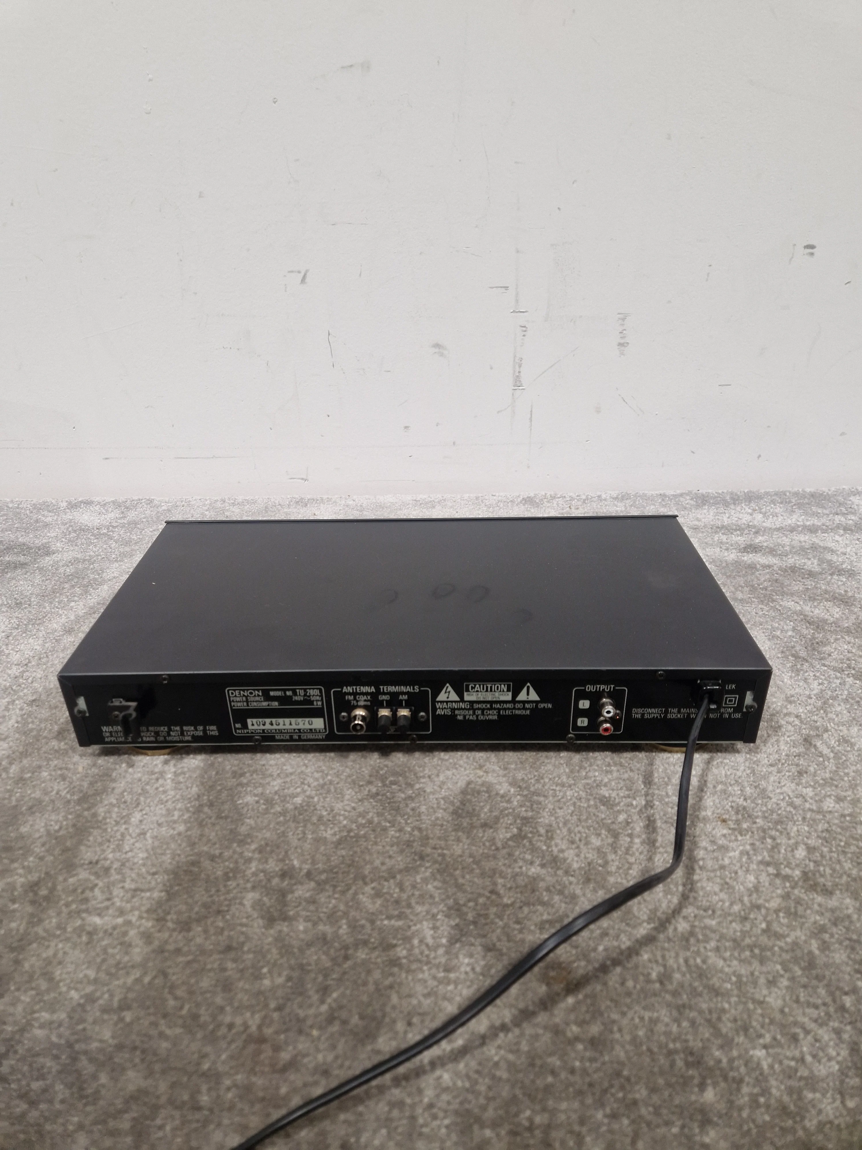 Denon TU-260L - High-Fidelity AM/FM Tuner - Excellent w/ Original Box - Image 9