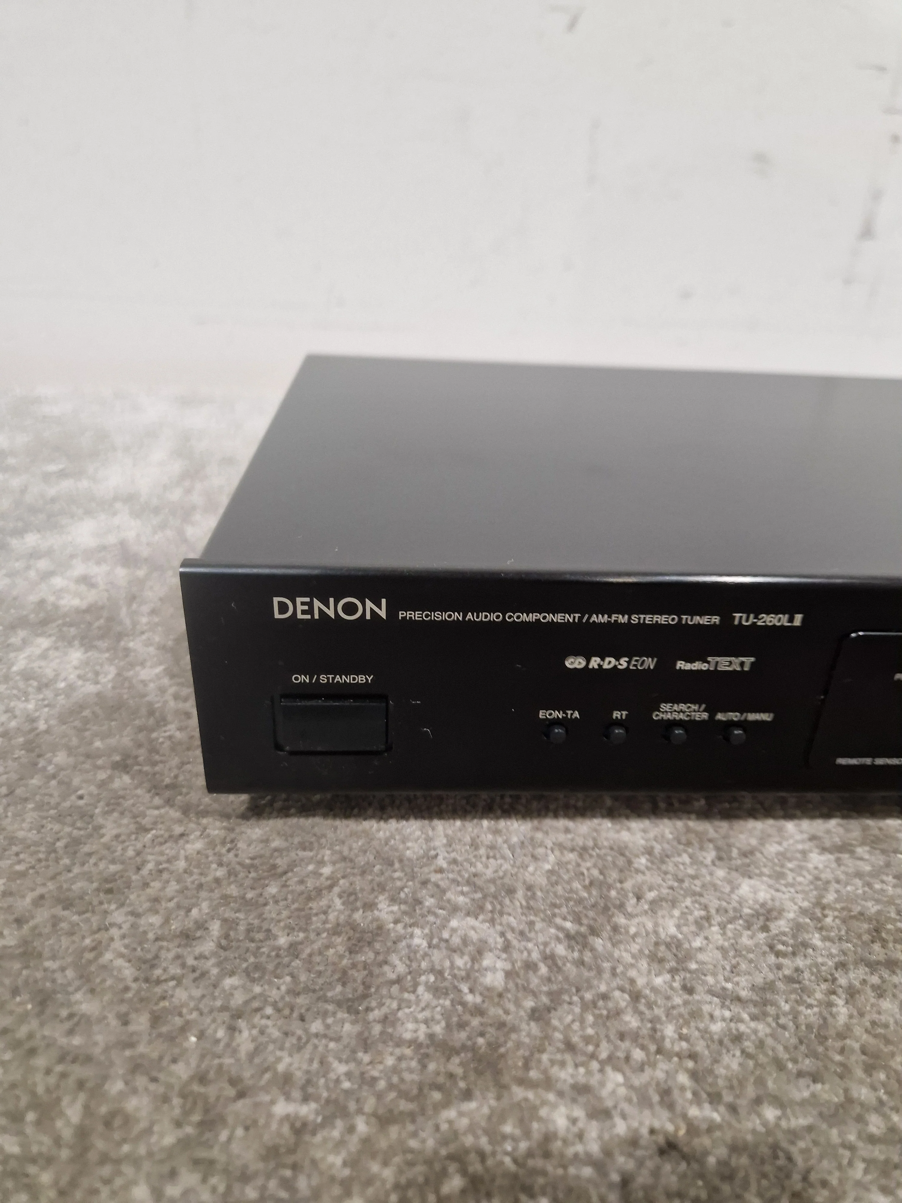 Denon TU-260L II - AM/FM Stereo Tuner - Black- Good - Image 15