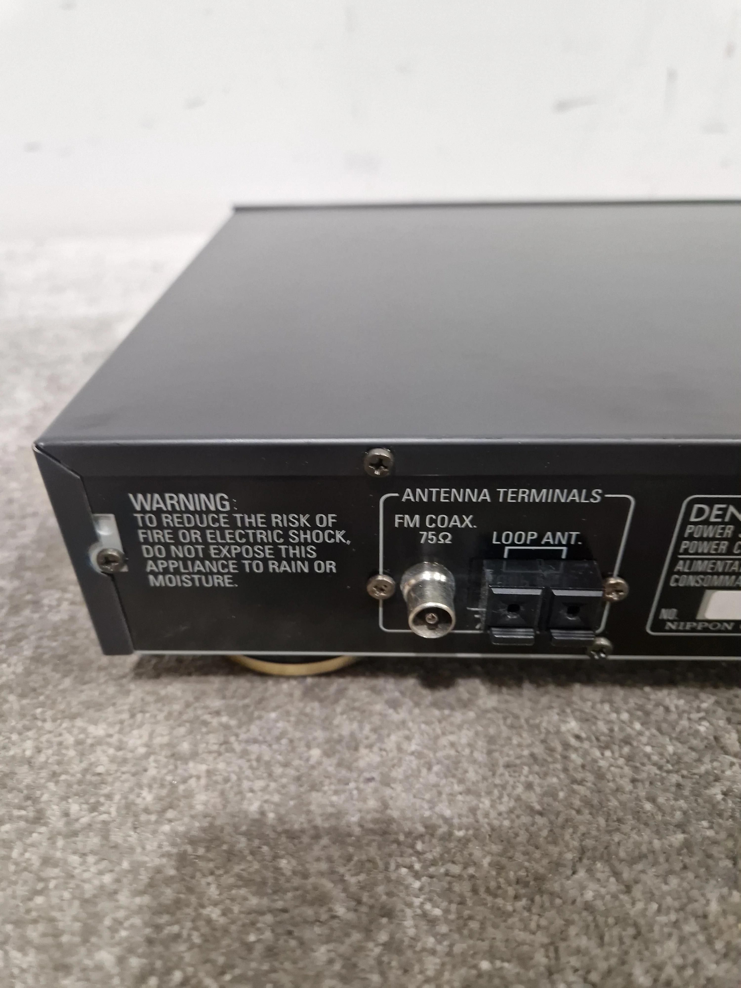 Denon TU-260L II AM/FM Tuner - Black - Excellent - Image 12