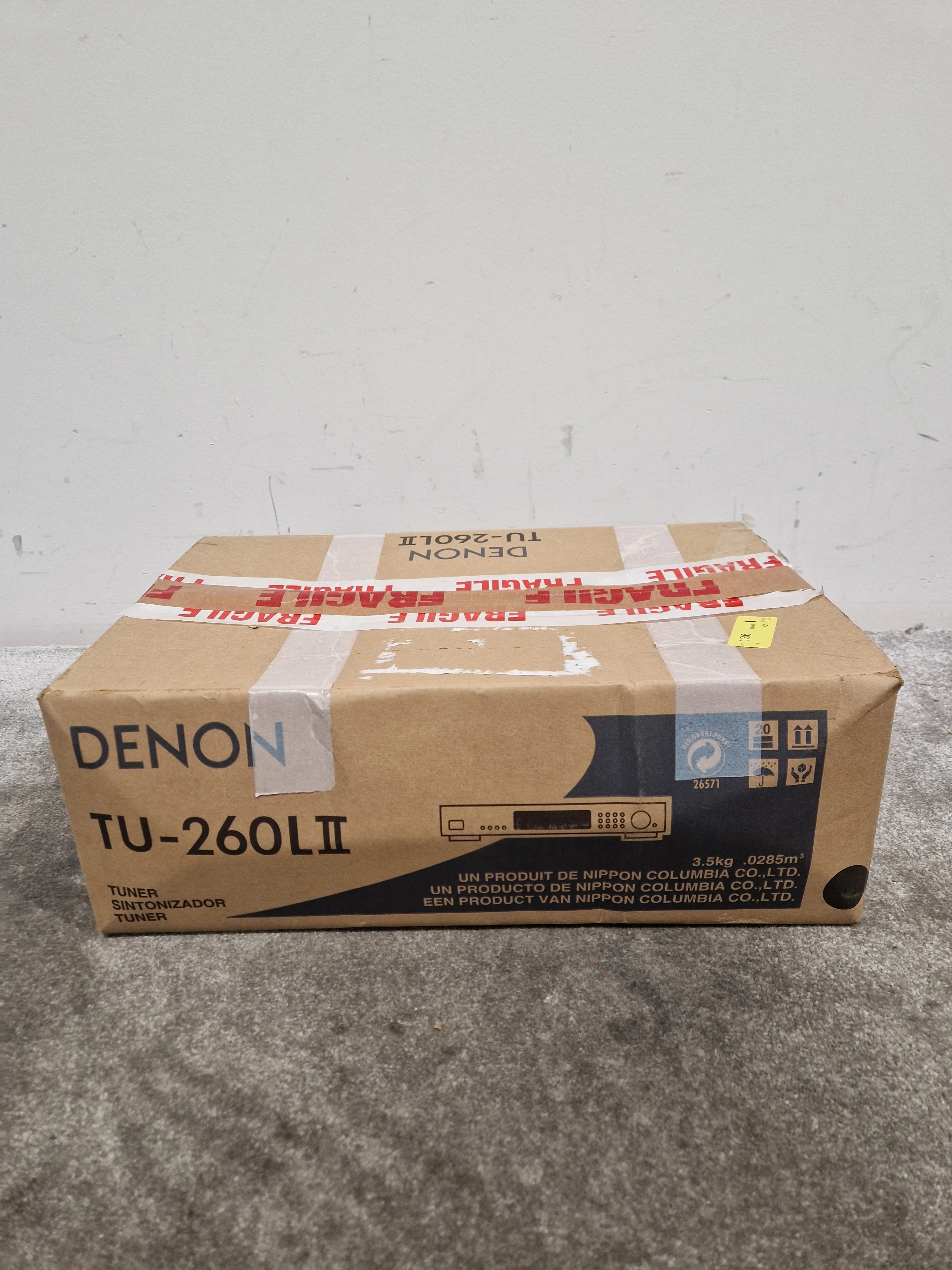 Denon TU-260L II AM/FM Tuner - Black - Excellent - Image 3