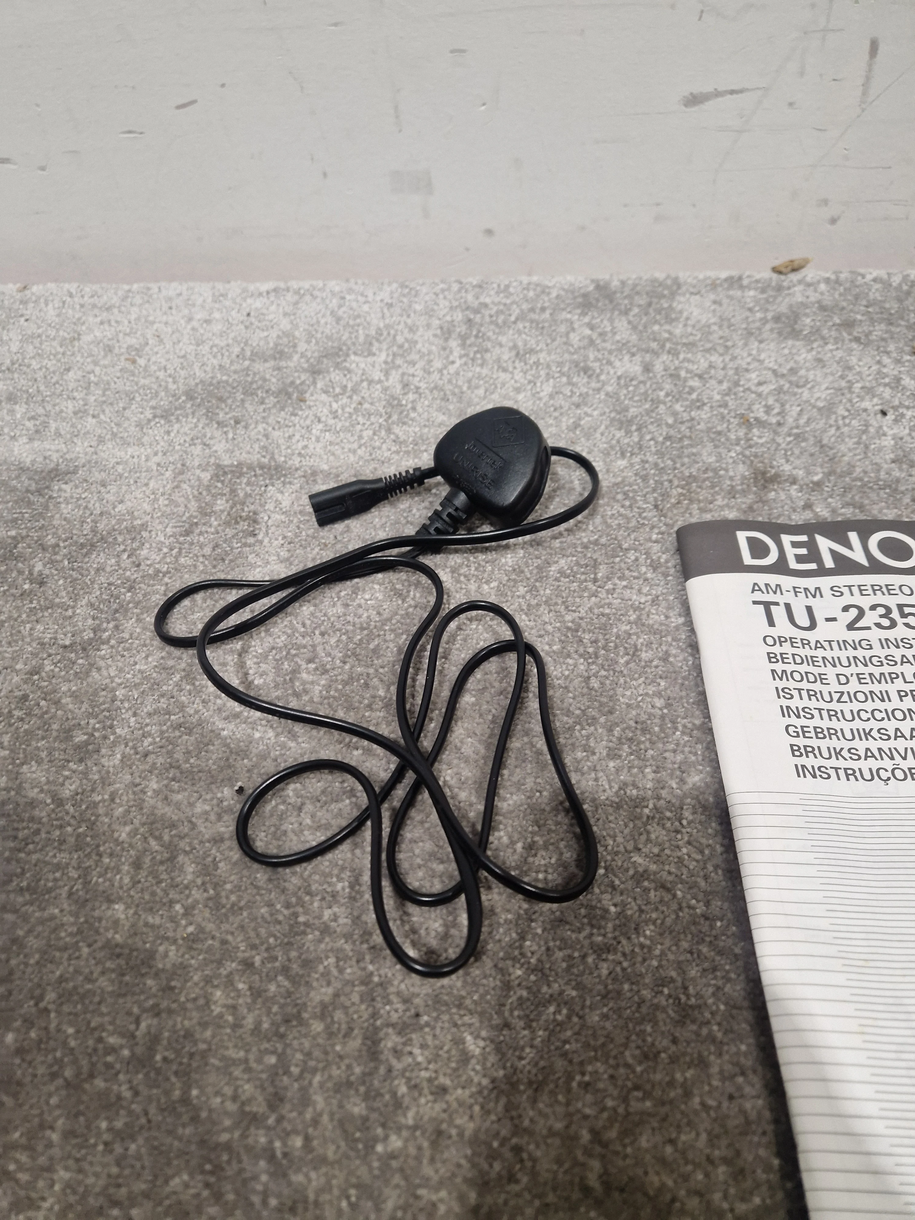 Denon TU-260L II AM/FM Tuner - Black - Excellent - Image 5