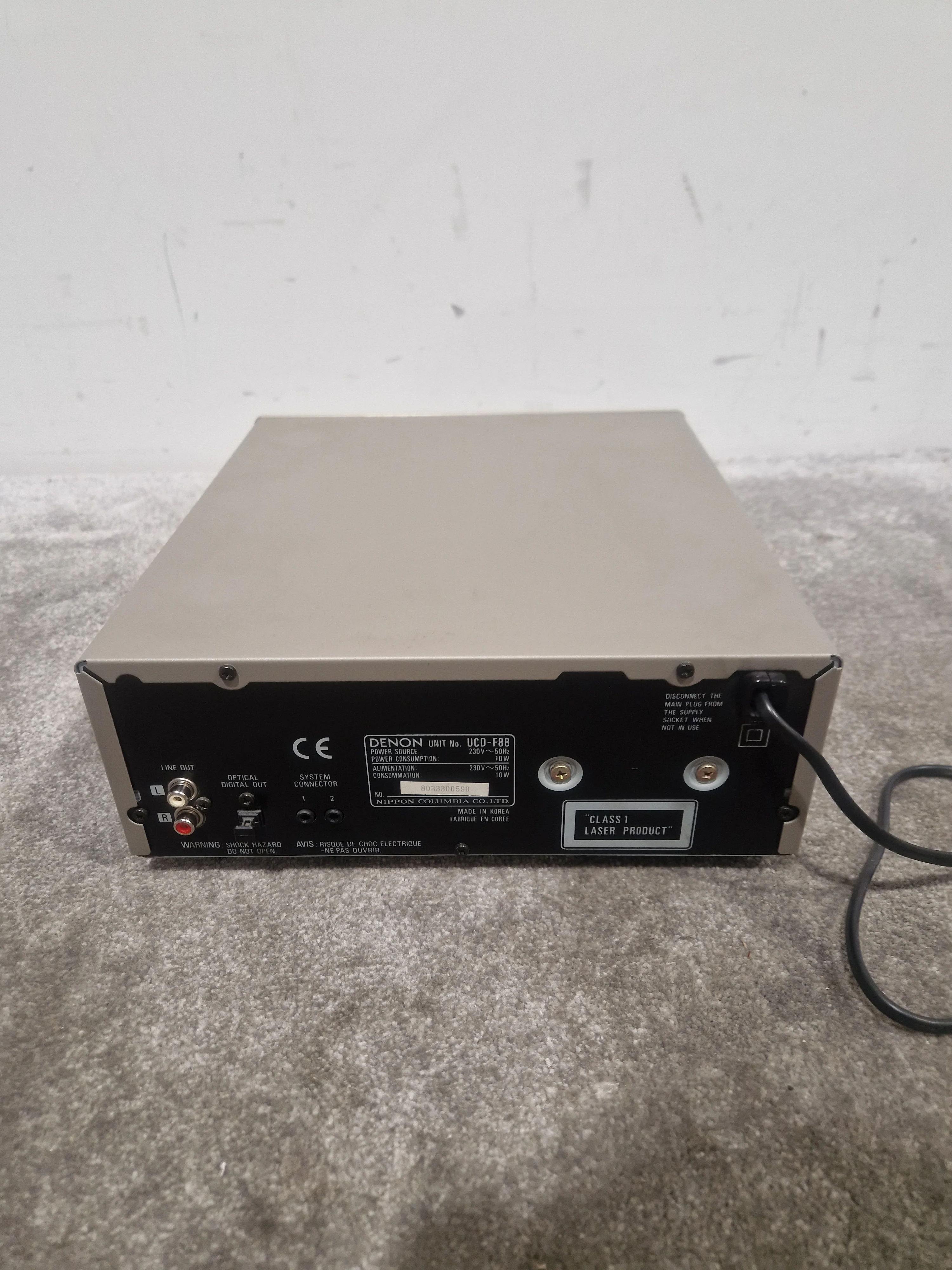 Denon UCD-F88 - CD Player - Silver - Spares or Repair - Image 3