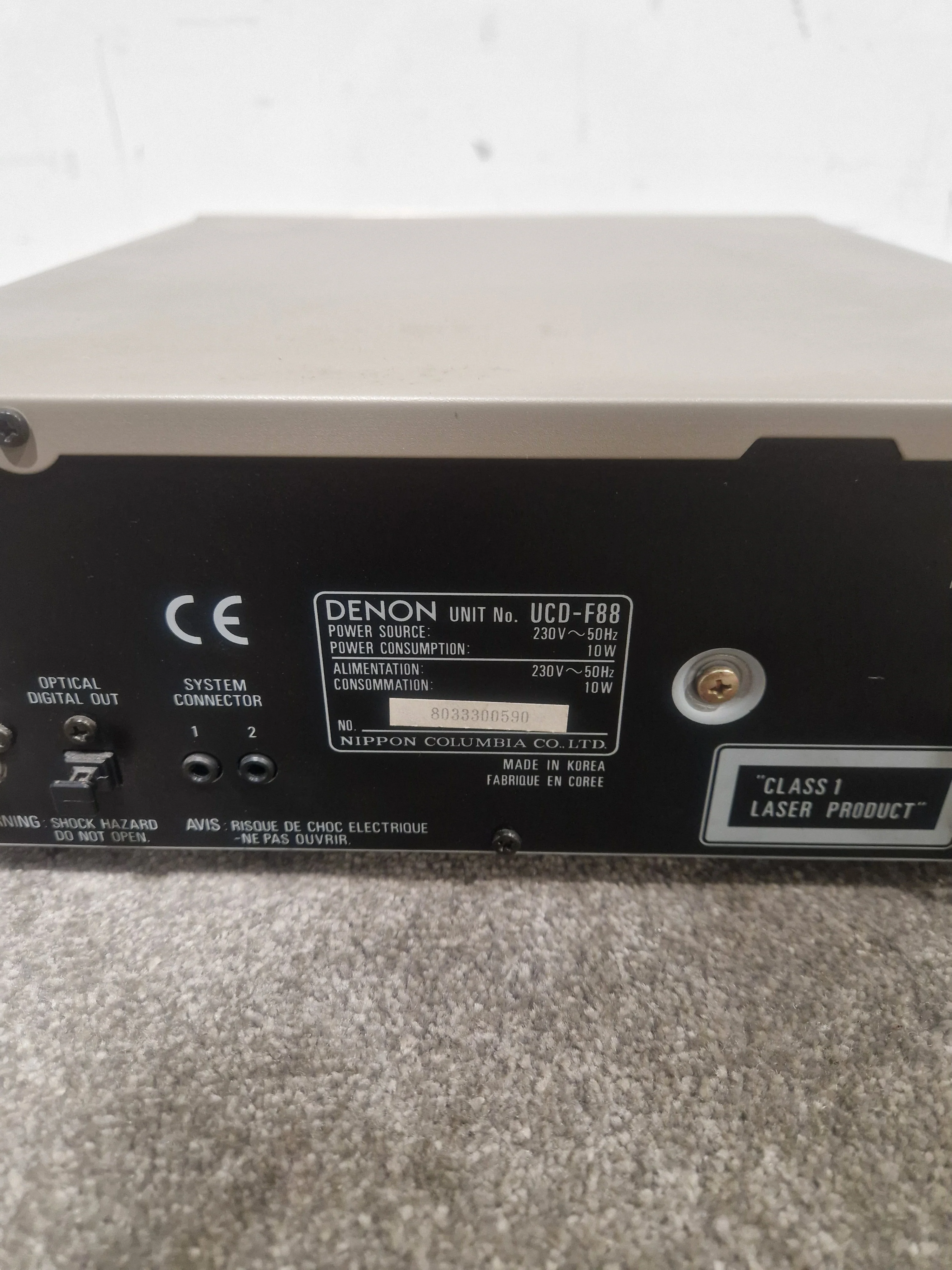 Denon UCD-F88 - CD Player - Silver - Spares or Repair - Image 4