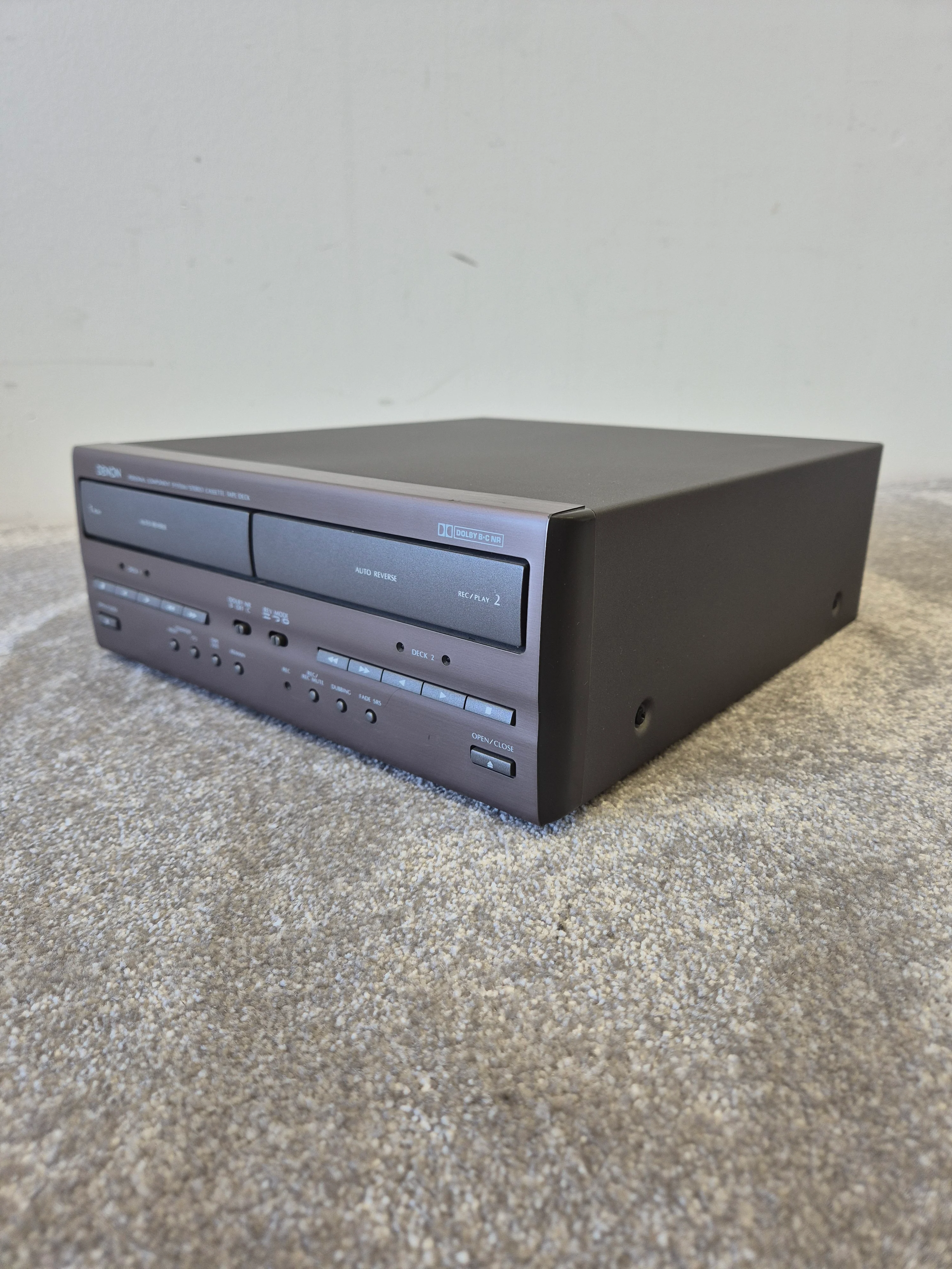 Denon UDR-65 – Double Cassette Deck – Very Good (Untested, Requires Special Power Connector) - Image 10
