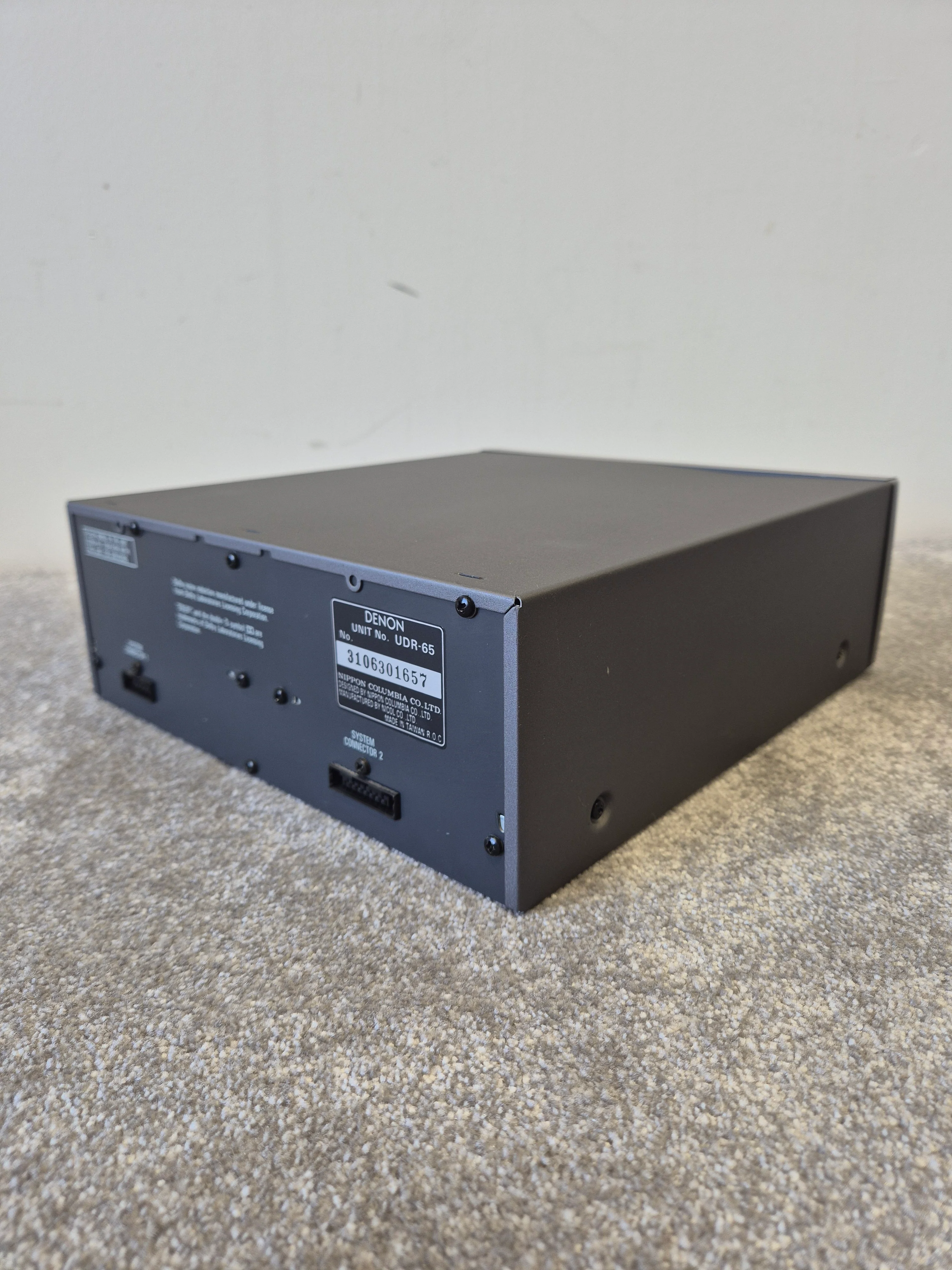 Denon UDR-65 – Double Cassette Deck – Very Good (Untested, Requires Special Power Connector) - Image 5