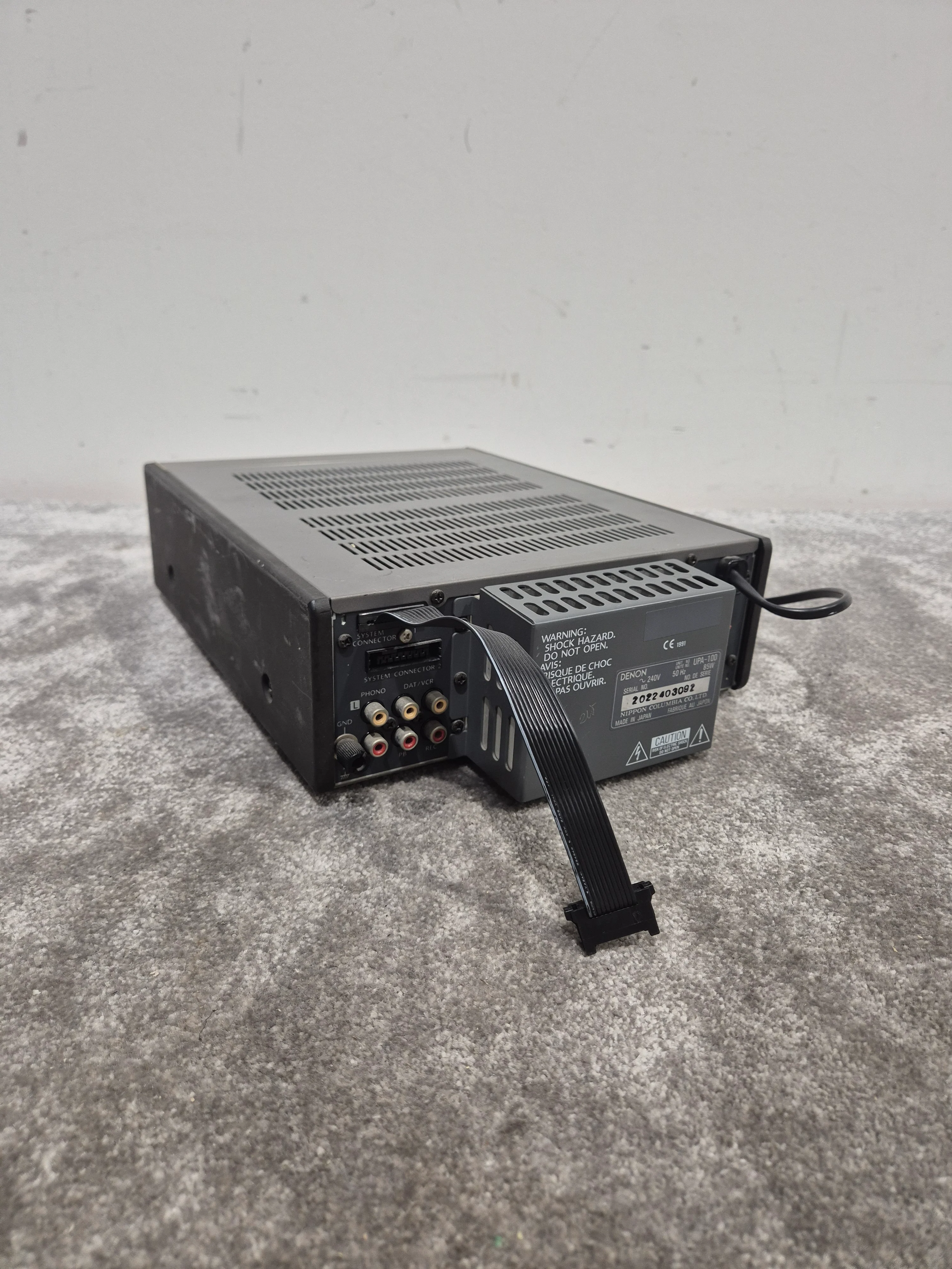 Denon UPA-100 – Compact Stereo Hi-Fi Amplifier –  Good w/ Power Supply - Image 3