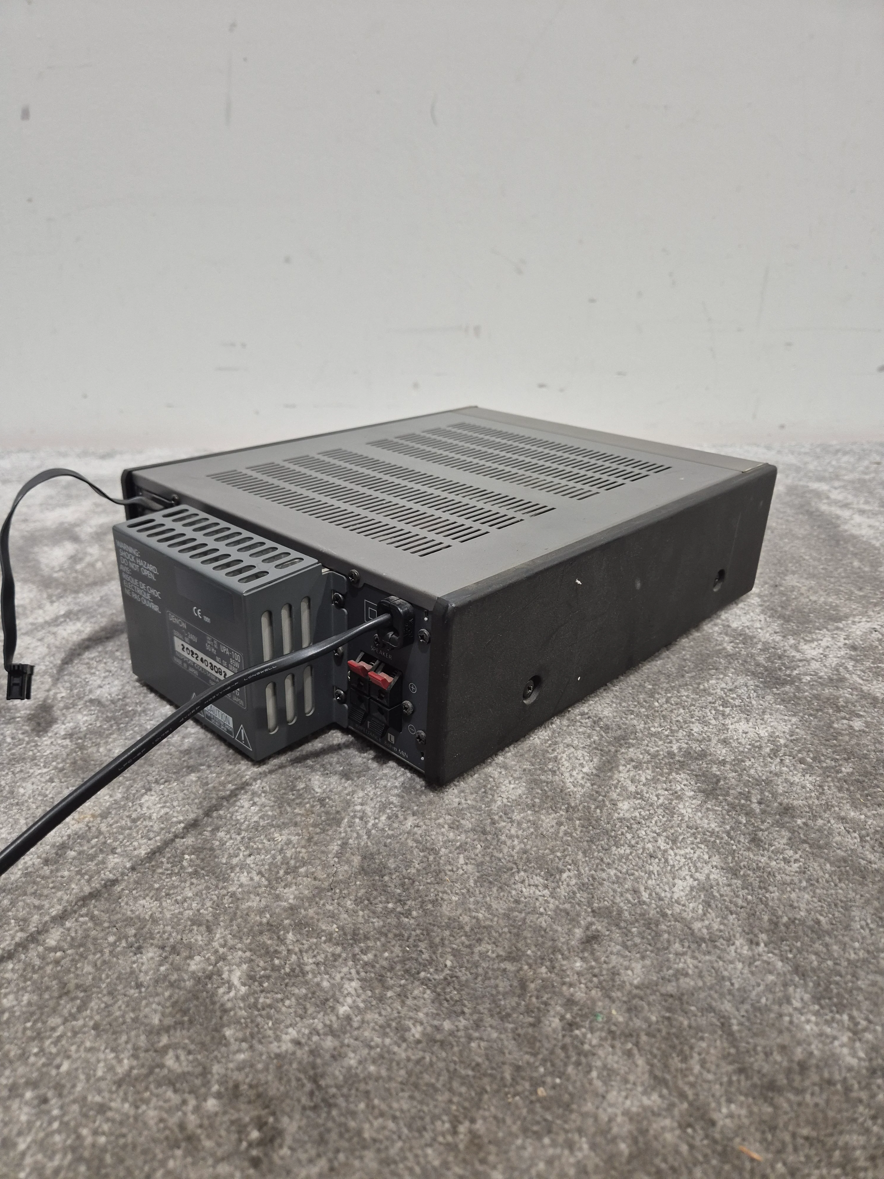 Denon UPA-100 – Compact Stereo Hi-Fi Amplifier –  Good w/ Power Supply - Image 6