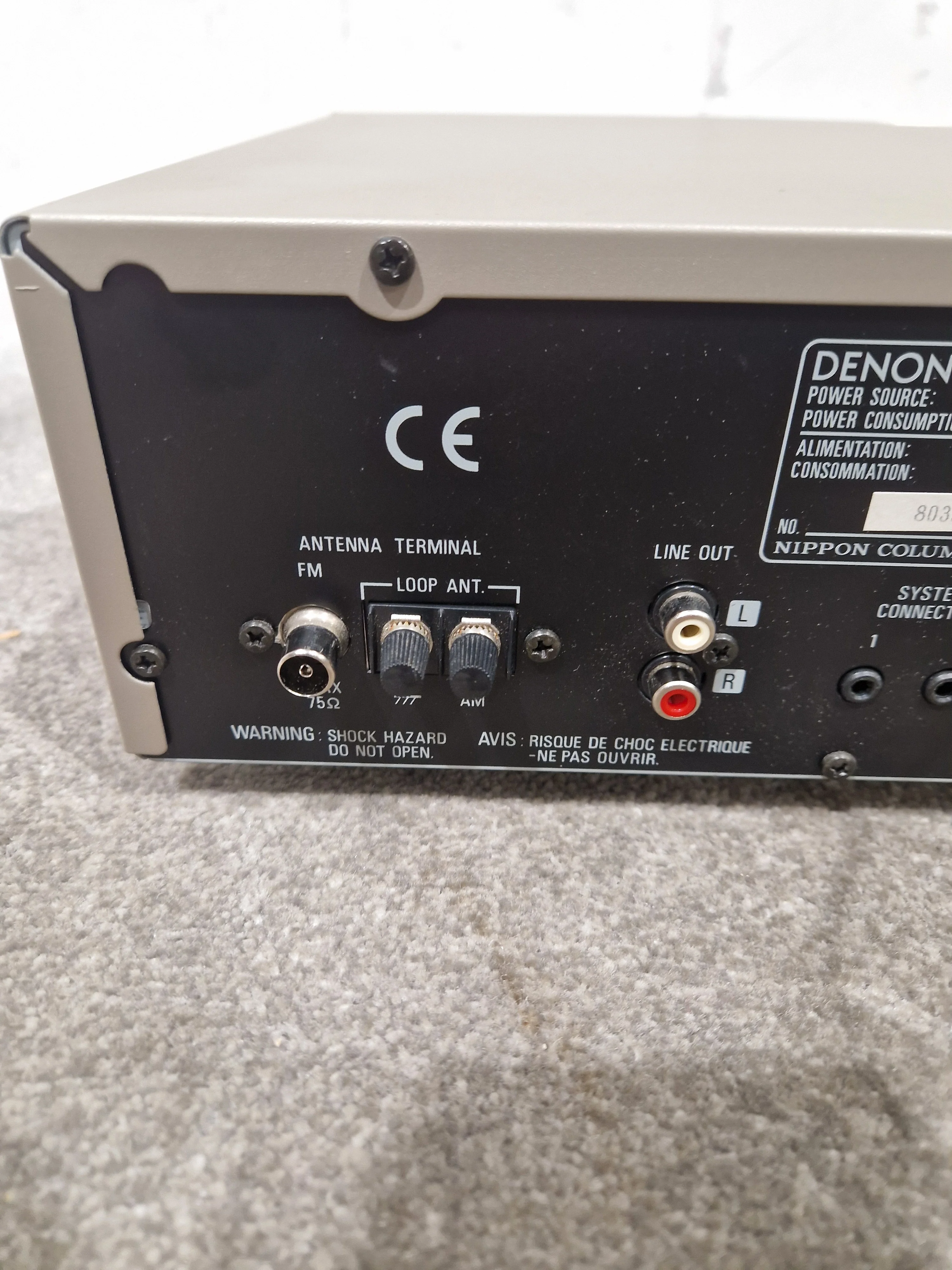 Denon UTU-F88 - AM/FM Tuner - Silver - Excellent - Image 10