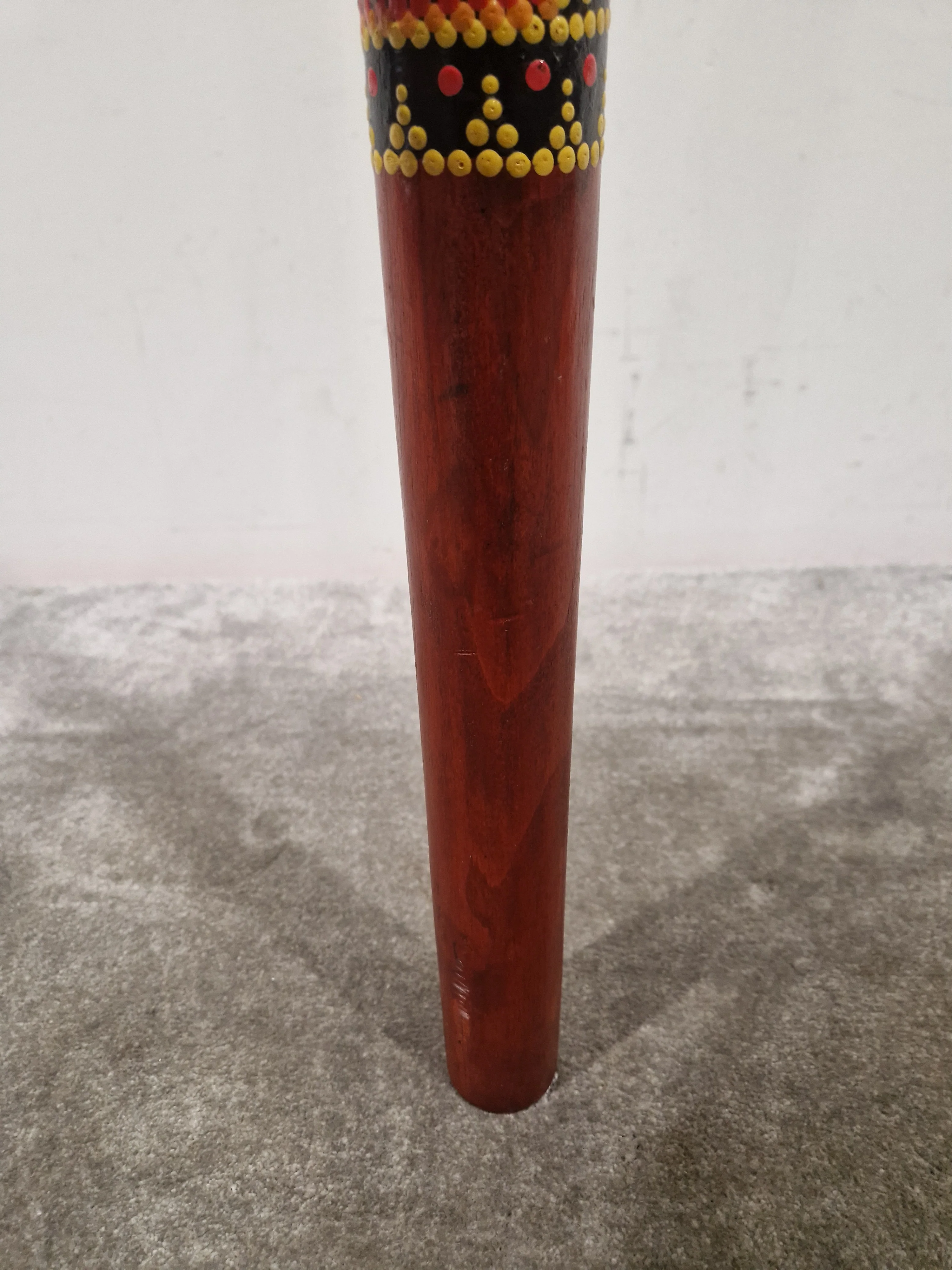 Didgeridoo - Traditional Wind Instrument - Painted Aboriginal Design - Fair - Image 11