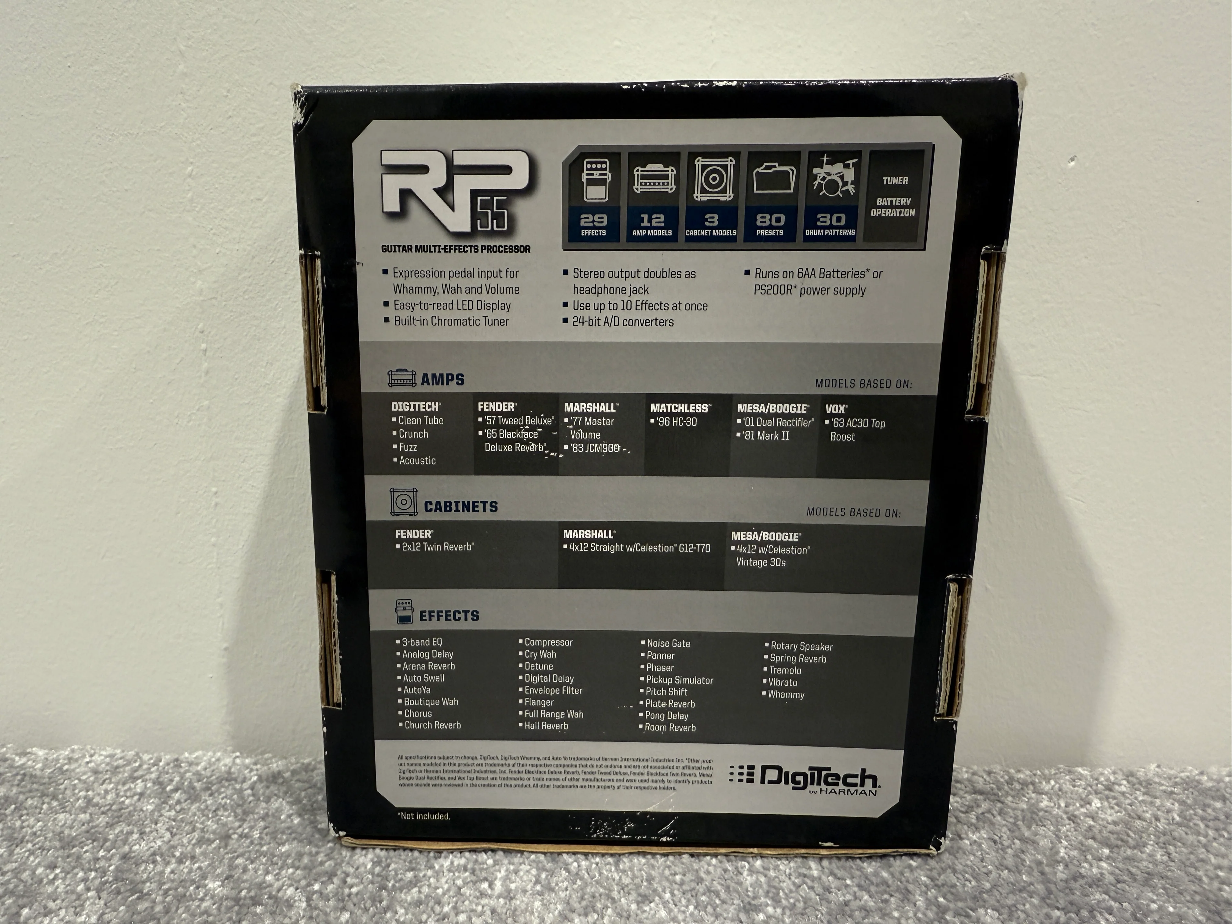 DigiTech RP55 Guitar Multi-Effects Processor - Image 6