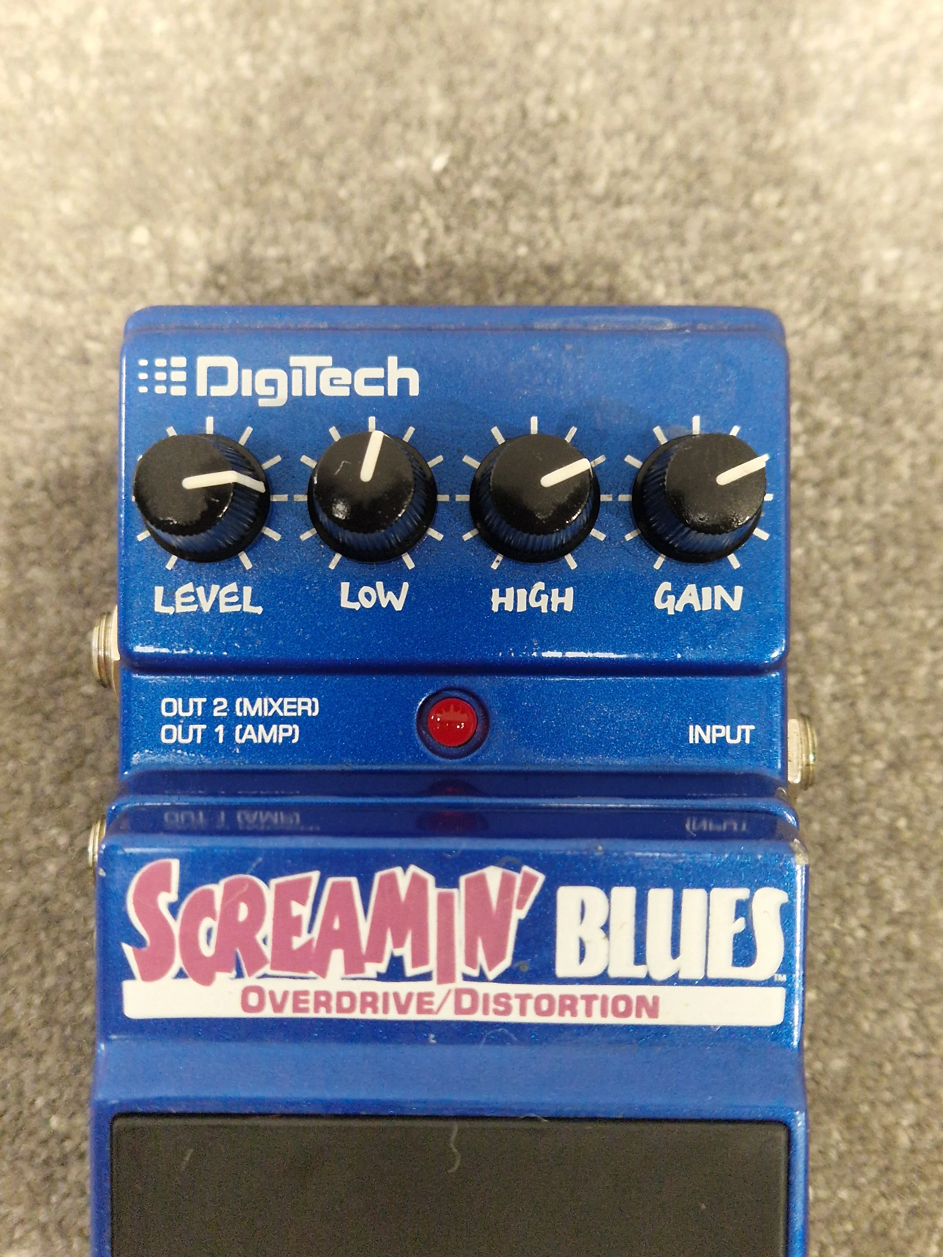 Digitech Screamin Blues Overdrive/distortion Effects Pedal - Classic Blues Tone, Easy Controls - Excellent - Image 3