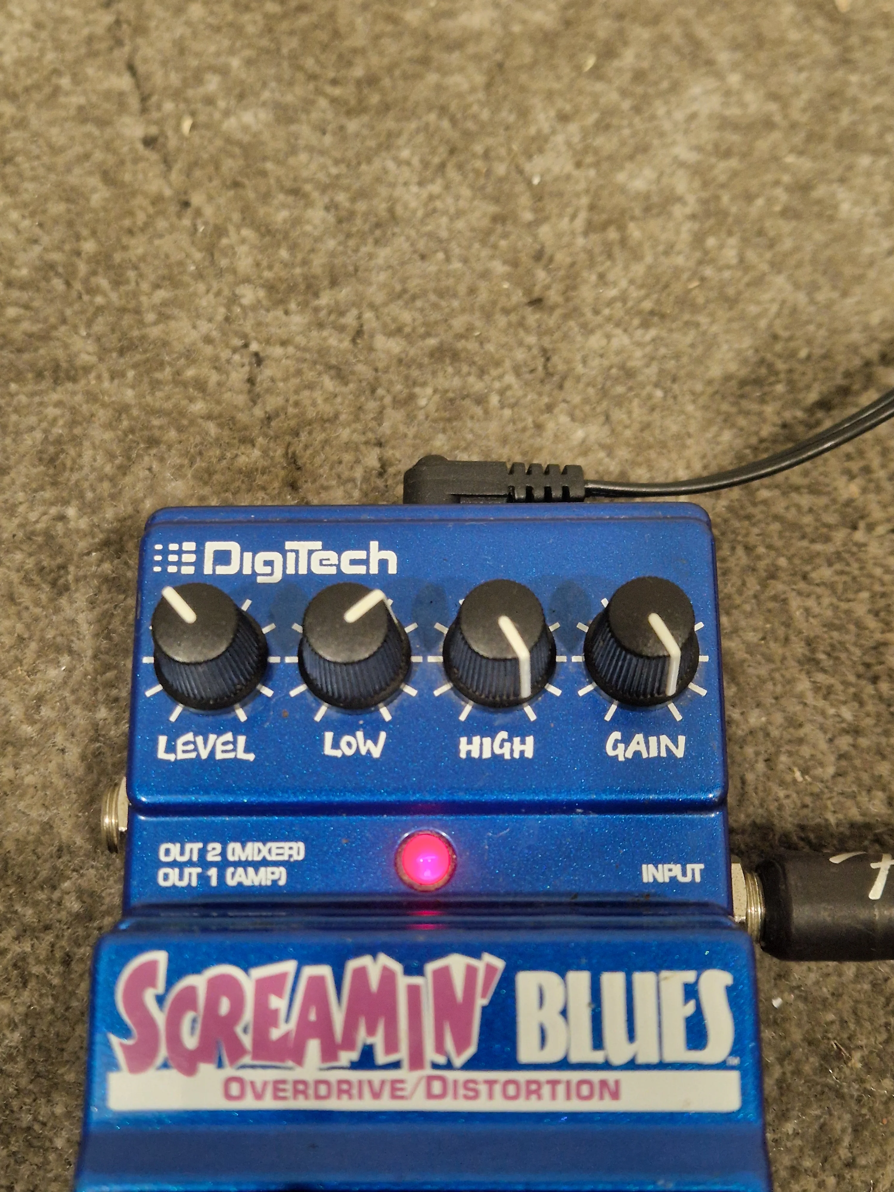 DigiTech Screamin' Blues - Overdrive/Distortion Pedal - Blue - Excellent - Image 10