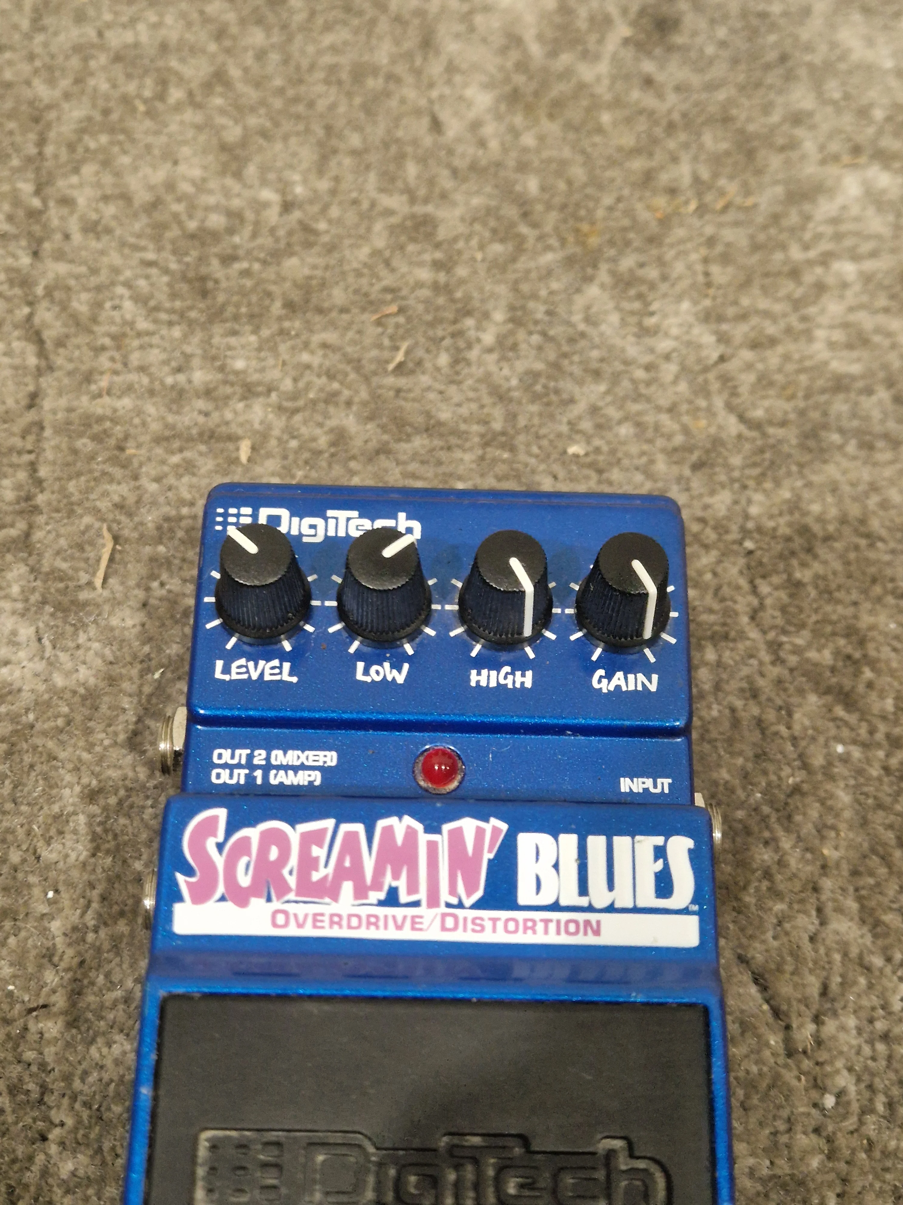 DigiTech Screamin' Blues - Overdrive/Distortion Pedal - Blue - Excellent - Image 2