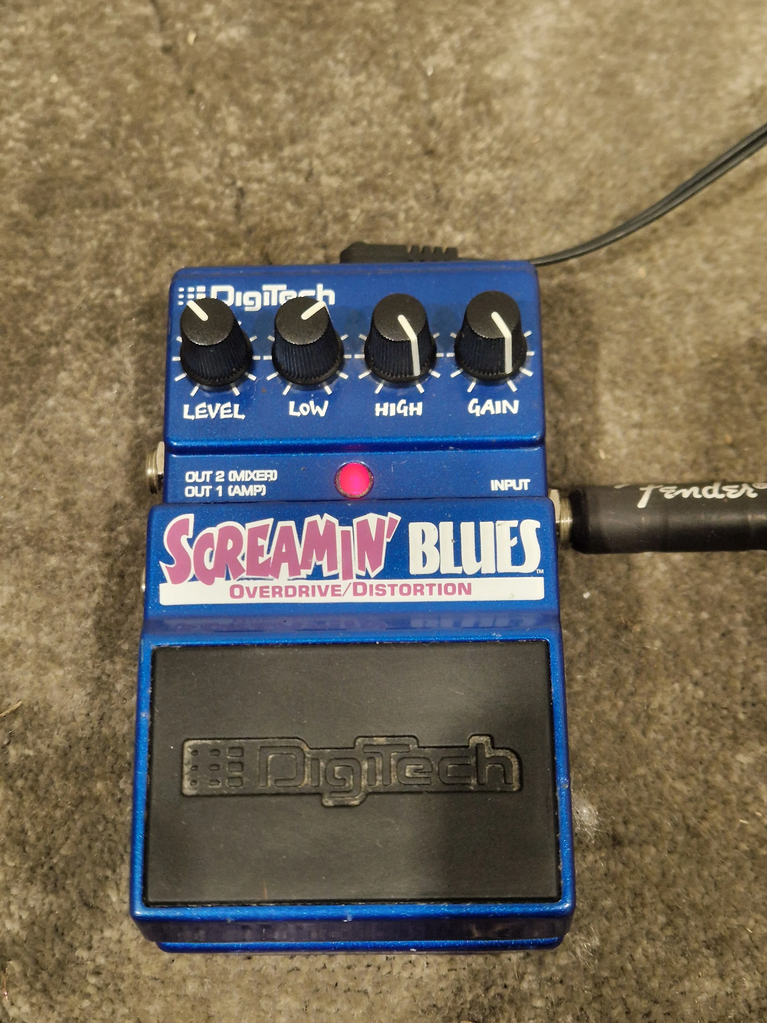 DigiTech Screamin' Blues - Overdrive/Distortion Pedal - Blue - Excellent - Image 8