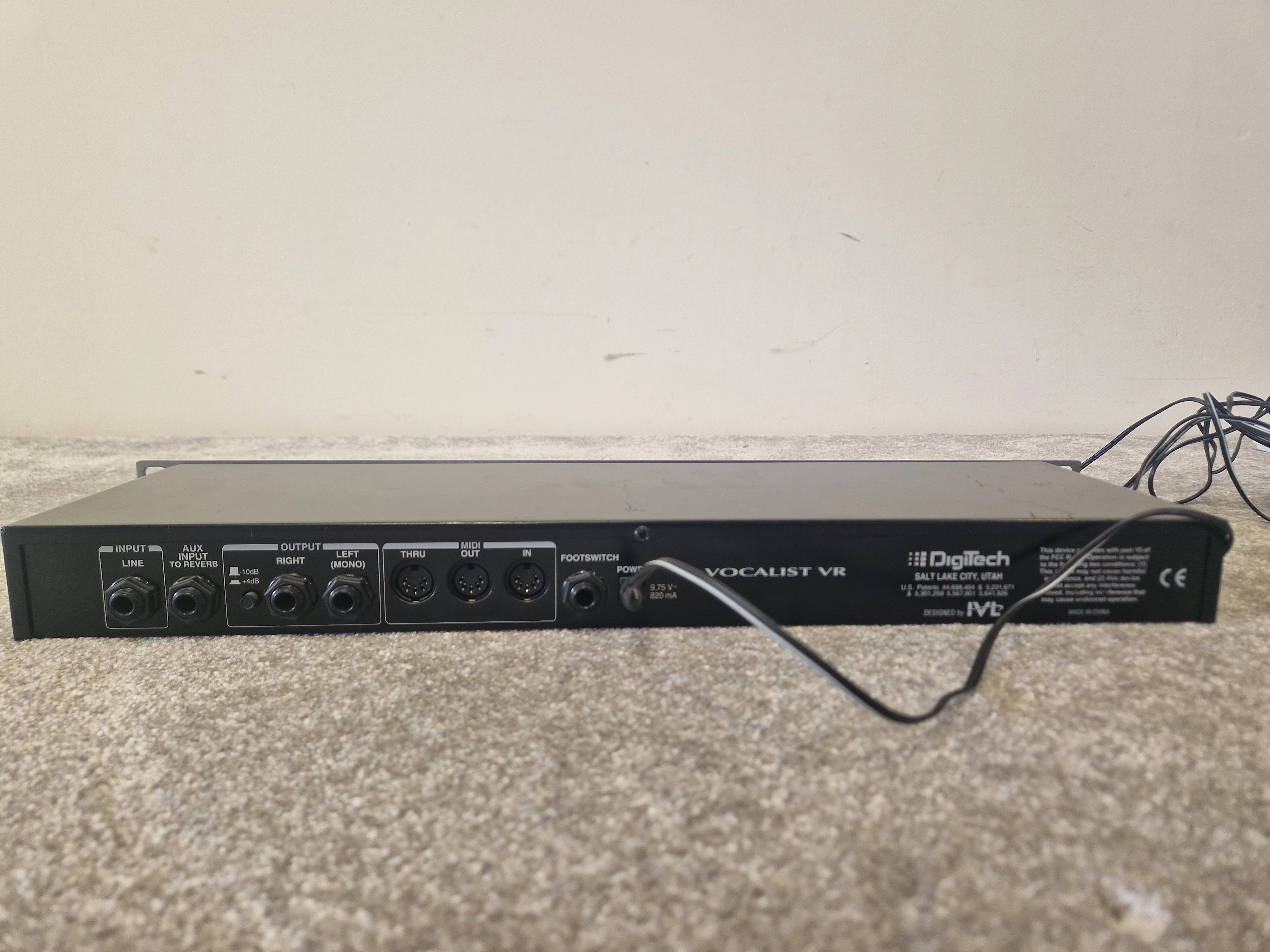 Digitech Vocalist VR Harmony Processor w/ FS3X Footswitch - Very Good - Image 5