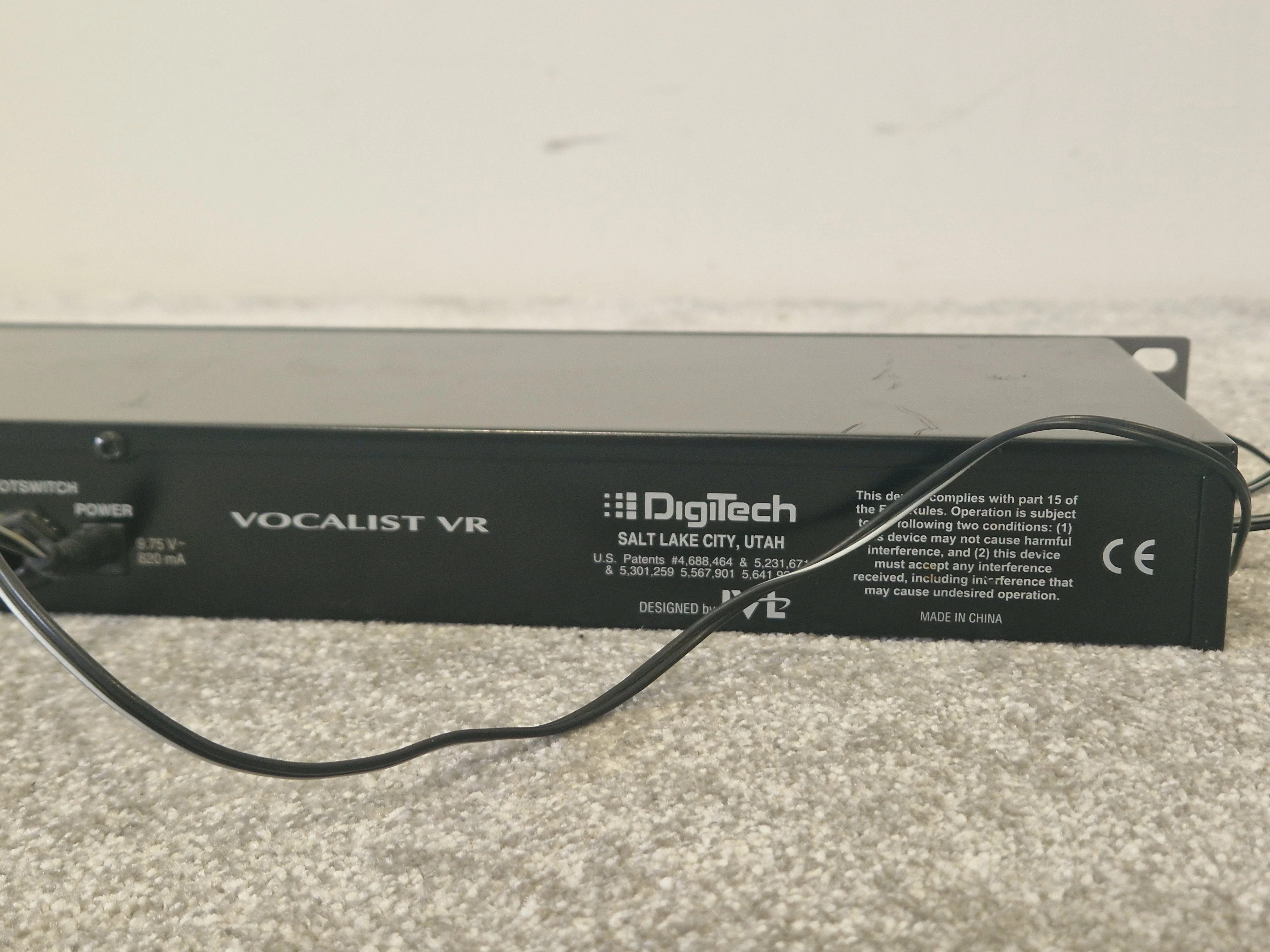 Digitech Vocalist VR Harmony Processor w/ FS3X Footswitch - Very Good - Image 7