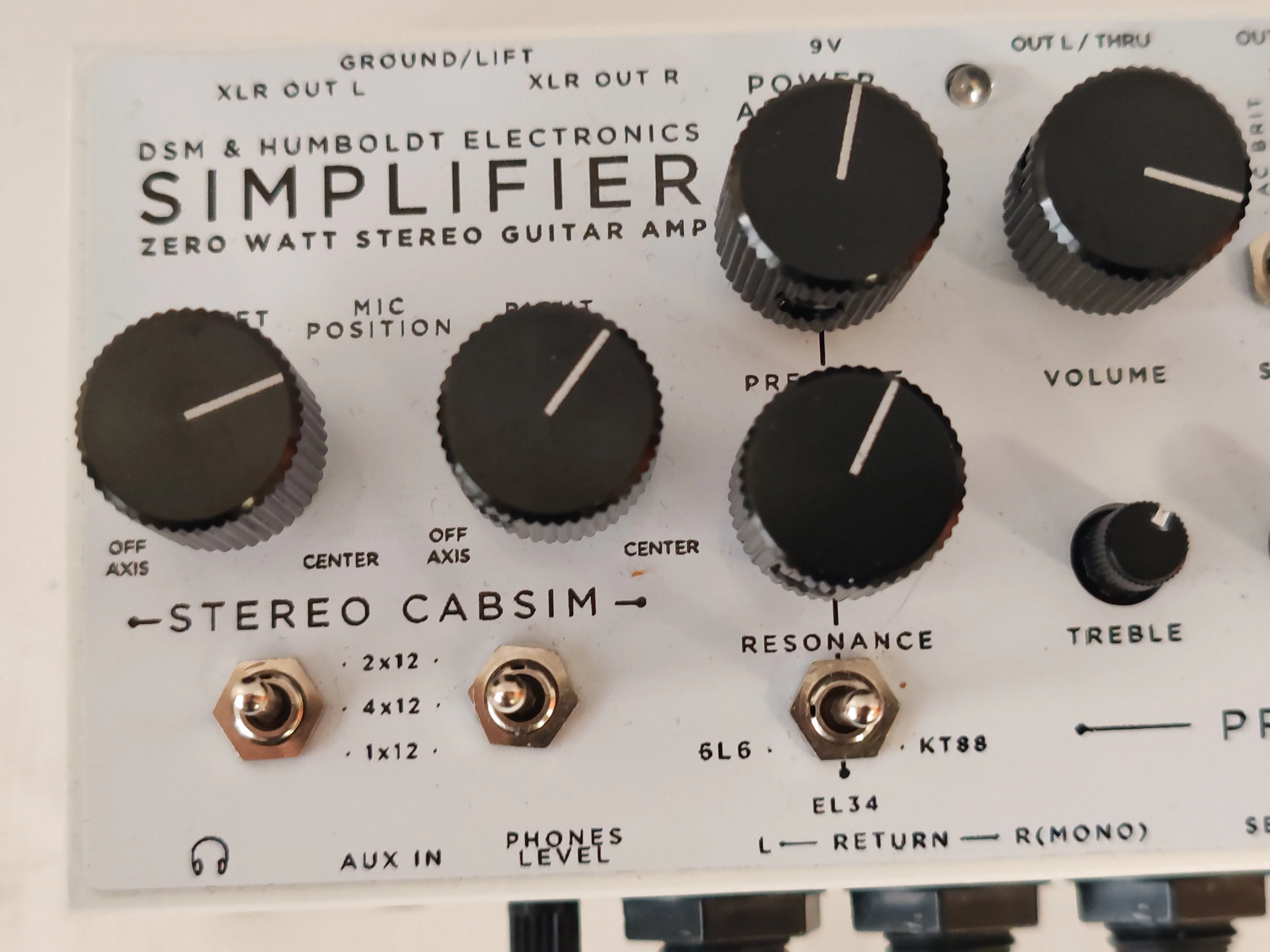 DSM & Humboldt Simplifier Analog Amp Simulator Pedal - Image 4