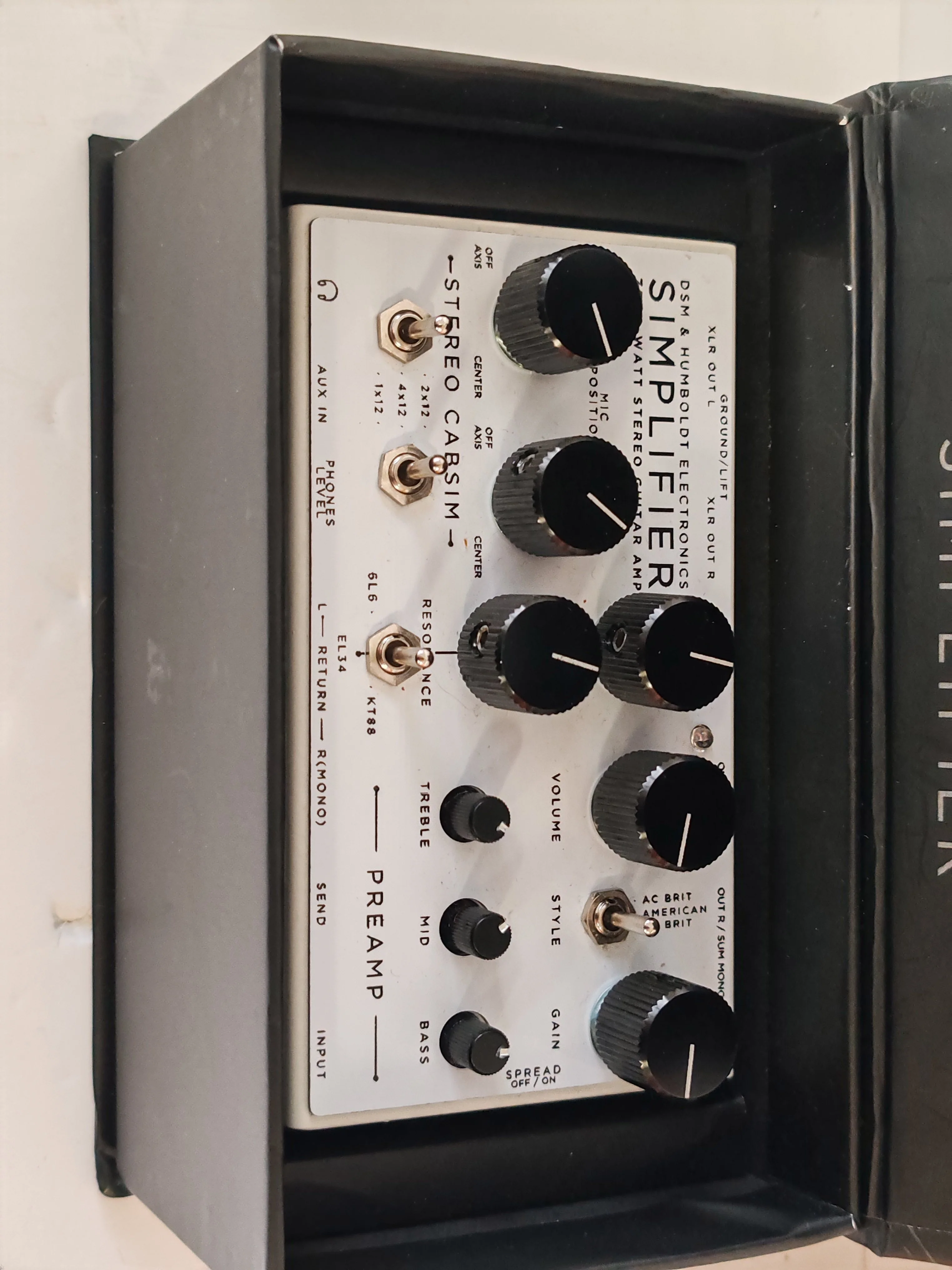 DSM & Humboldt Simplifier Analog Amp Simulator Pedal - Image 5