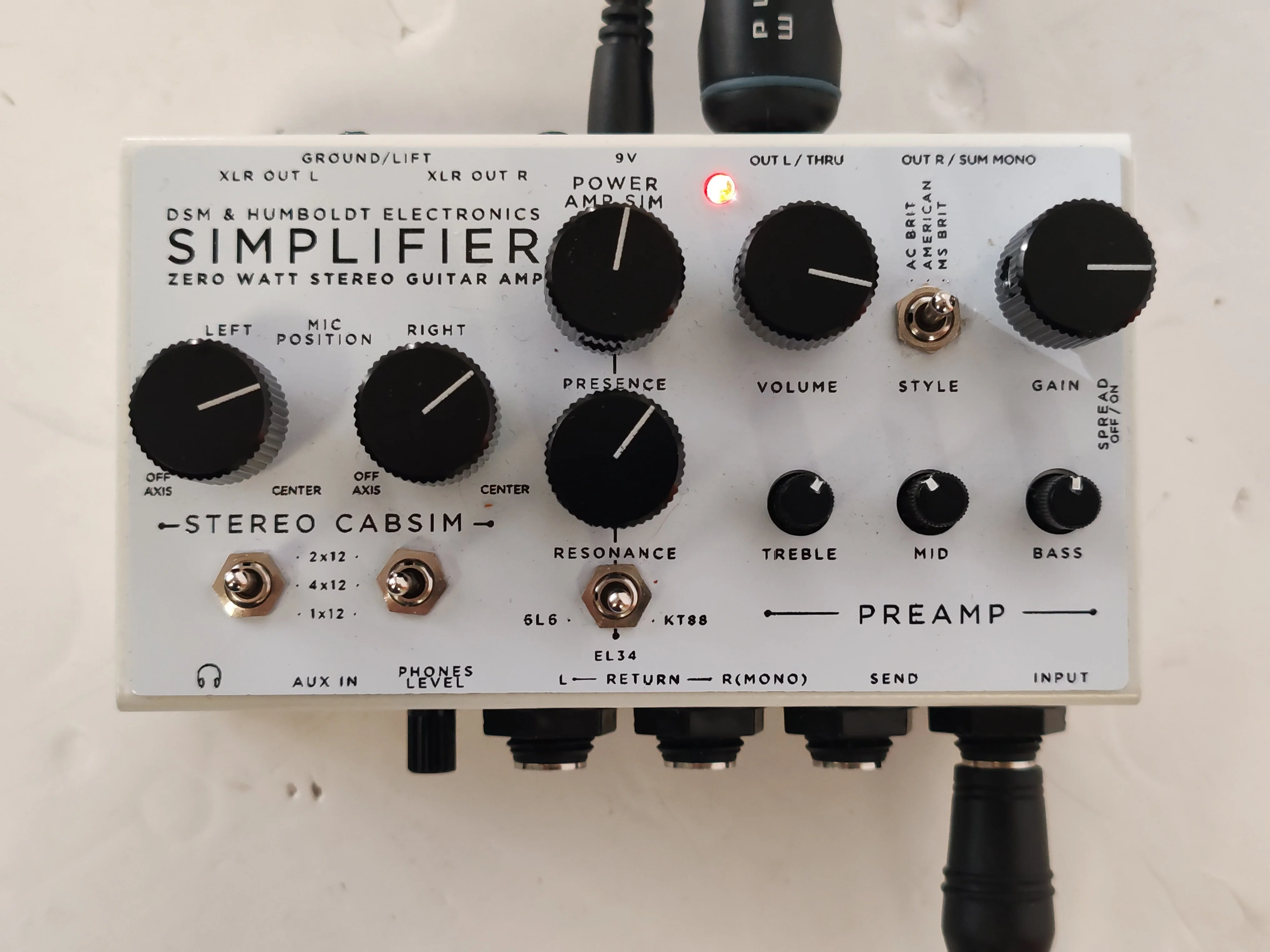 DSM & Humboldt Simplifier Analog Amp Simulator Pedal - Image 7