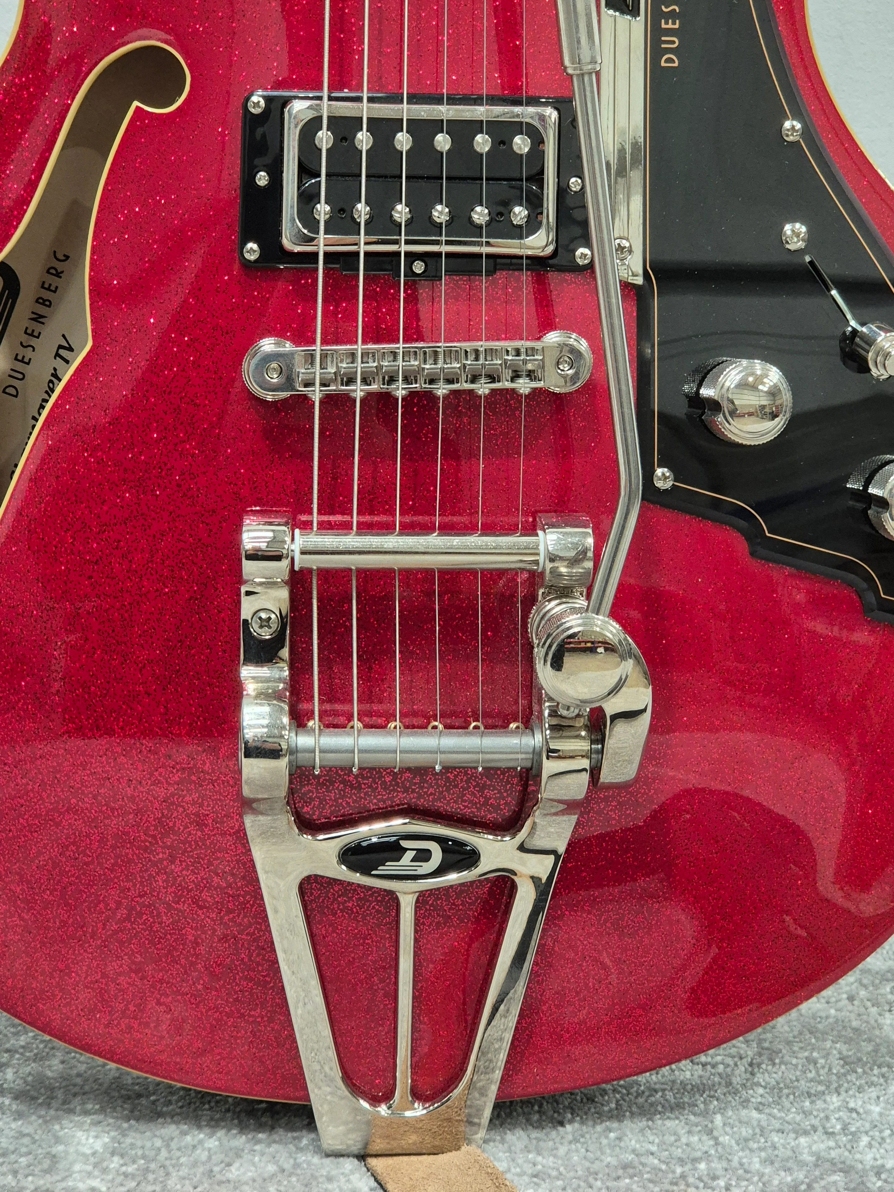 Duesenberg Starplayer TV - Semi-Hollow Electric Guitar w/ Hard Case - Mint - Image 4