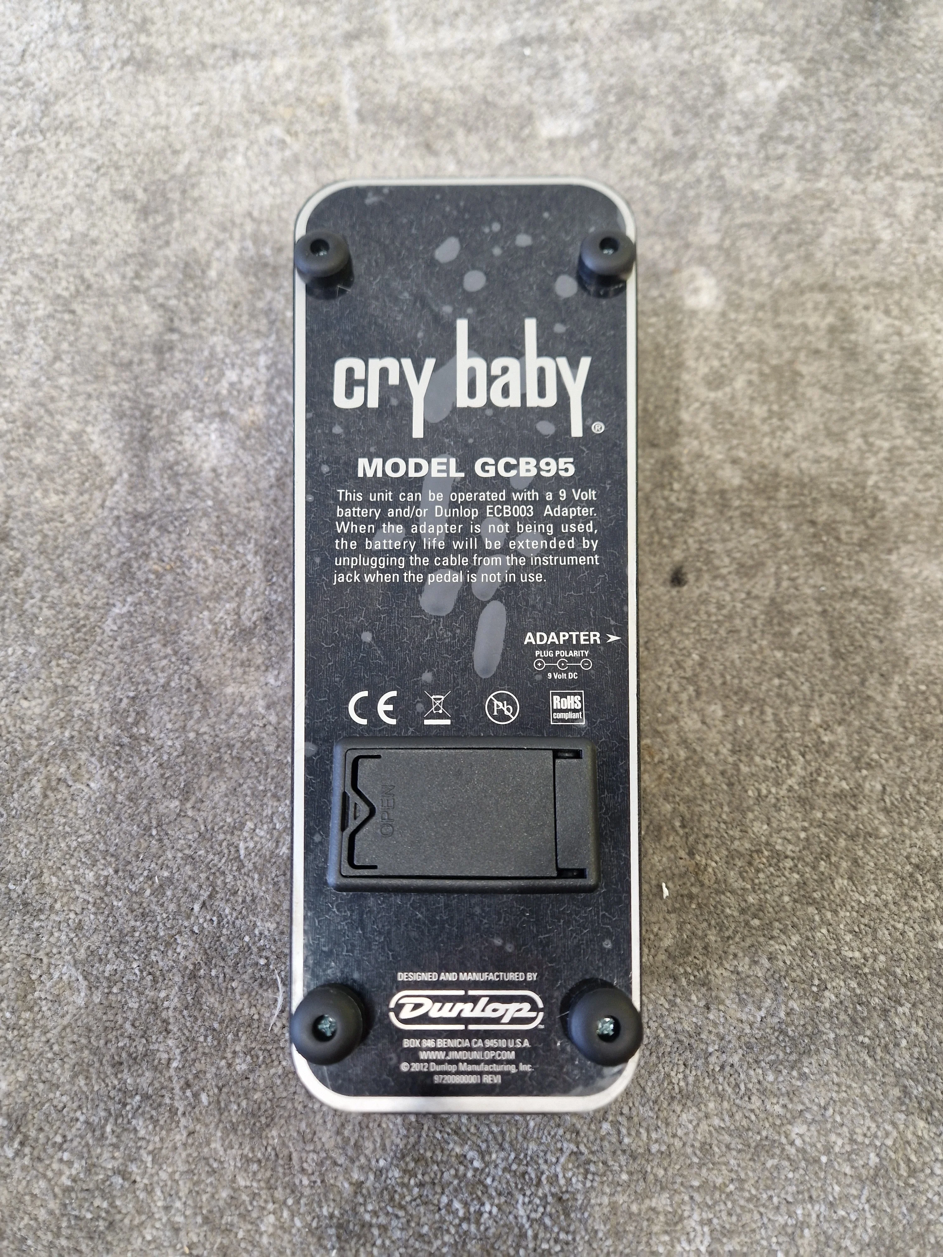 Dunlop Cry Baby GCB95 Wah Pedal – Very Good - Image 5