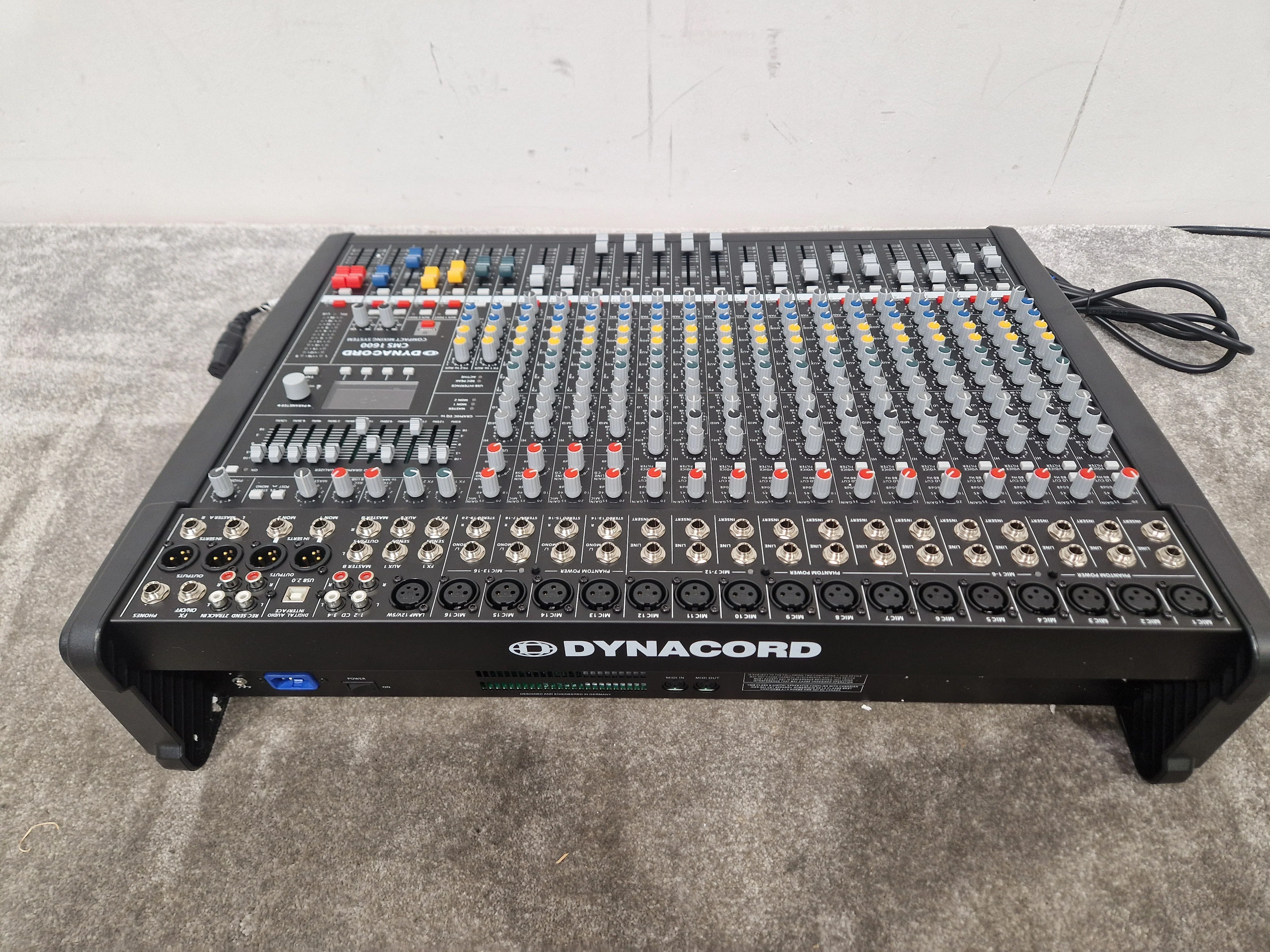 Dynacord CMS 1600 - 16-Channel Mixer, USB Audio Interface - Excellent w/ Original Box & Power Supply - Image 13