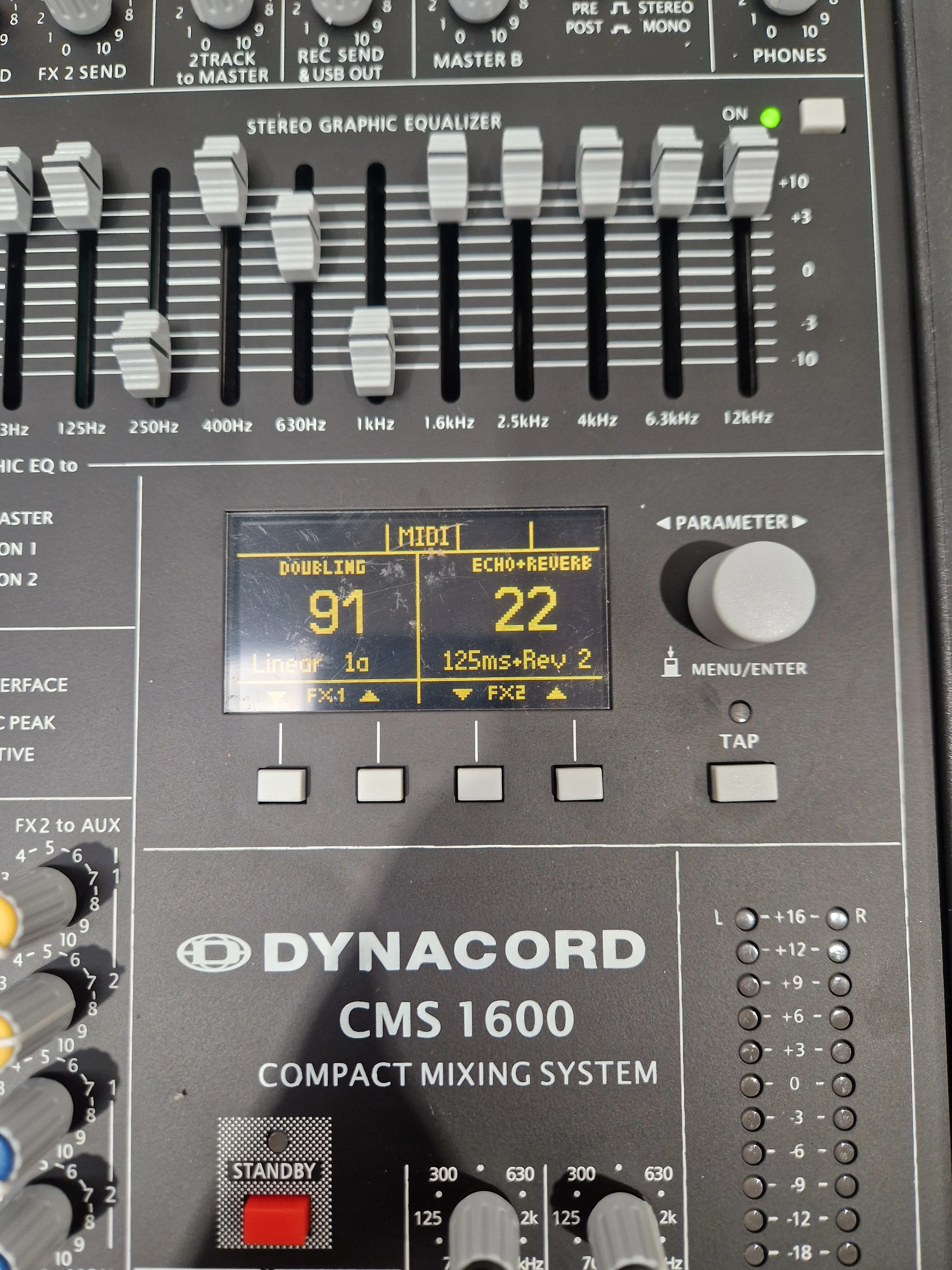 Dynacord CMS 1600 - 16-Channel Mixer, USB Audio Interface - Excellent w/ Original Box & Power Supply - Image 2