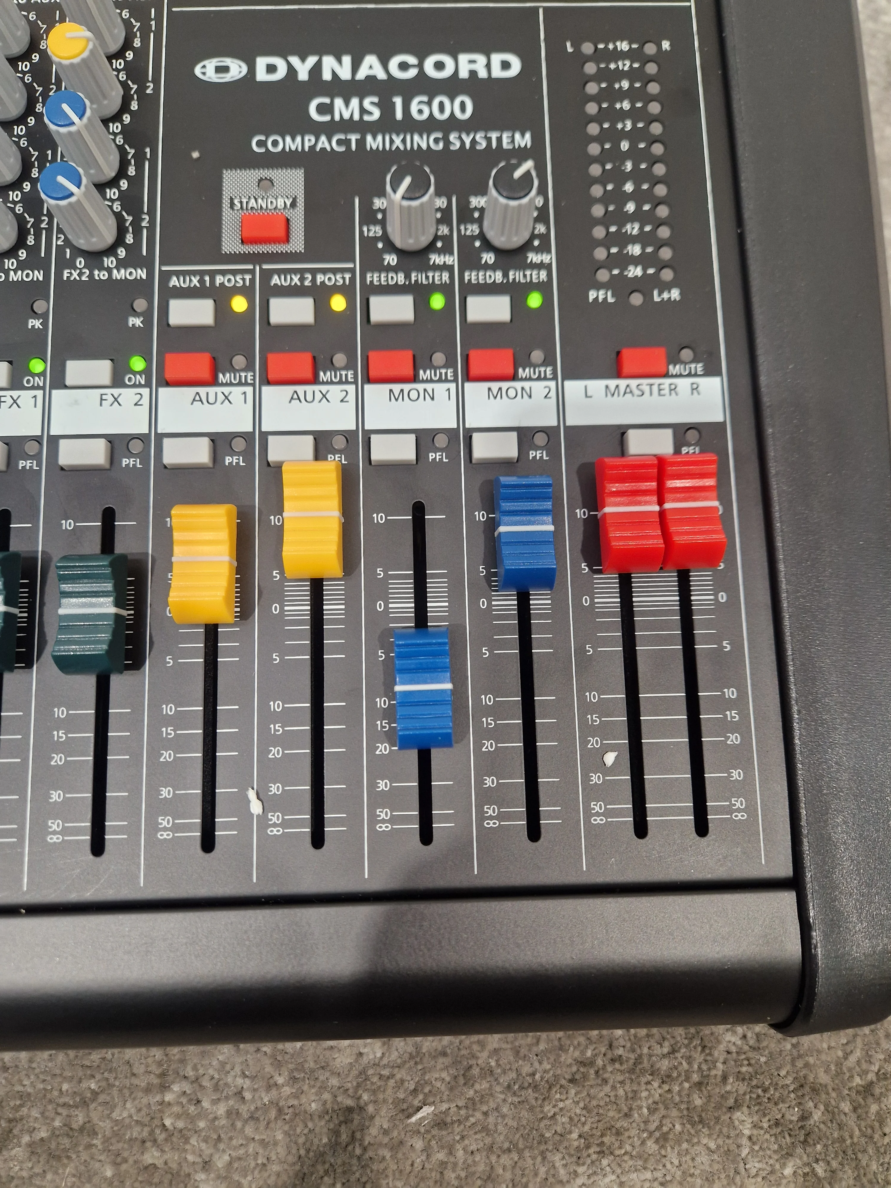 Dynacord CMS 1600 - 16-Channel Mixer, USB Audio Interface - Excellent w/ Original Box & Power Supply - Image 3