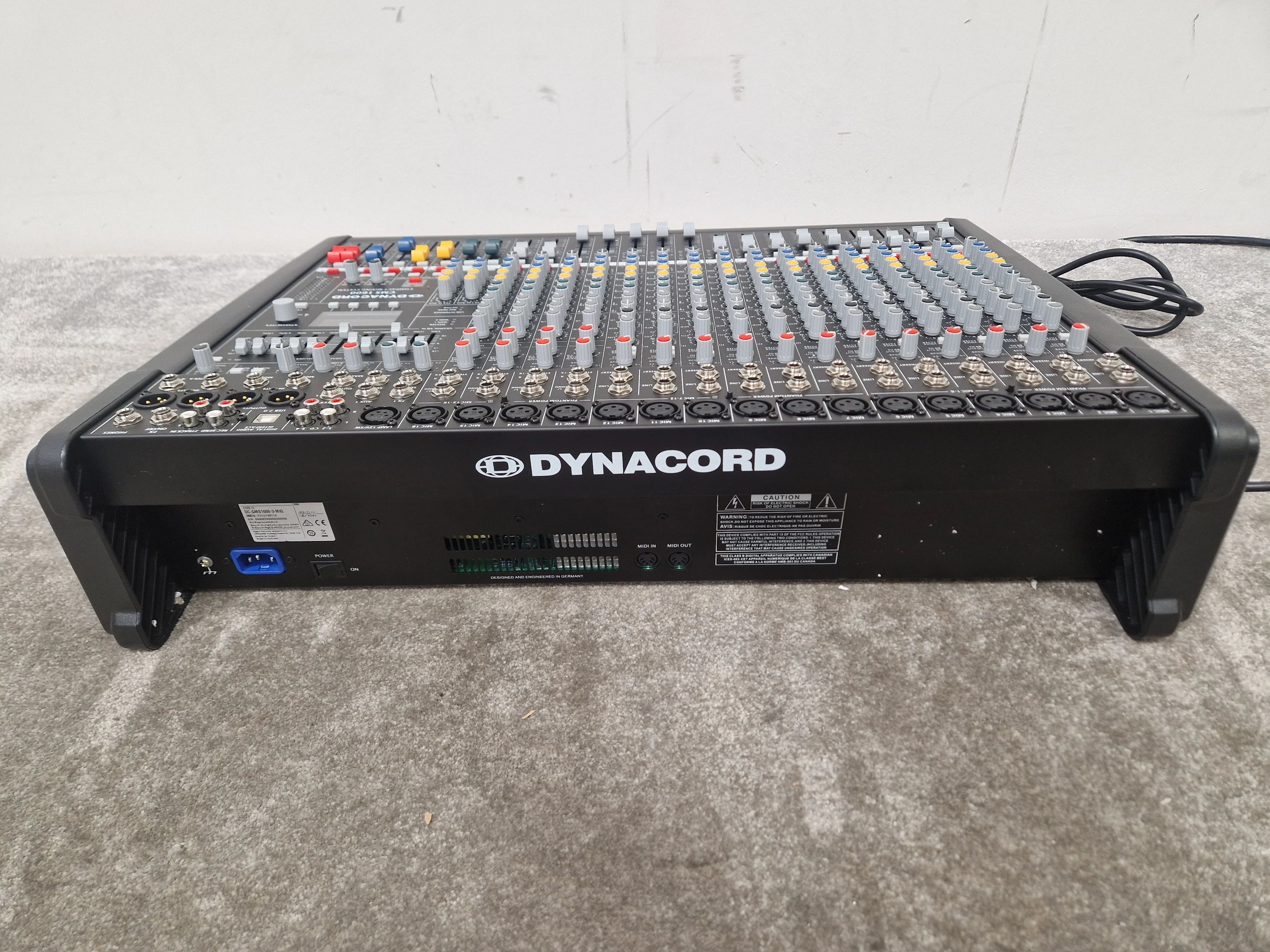 Dynacord CMS 1600 - 16-Channel Mixer, USB Audio Interface - Excellent w/ Original Box & Power Supply - Image 8
