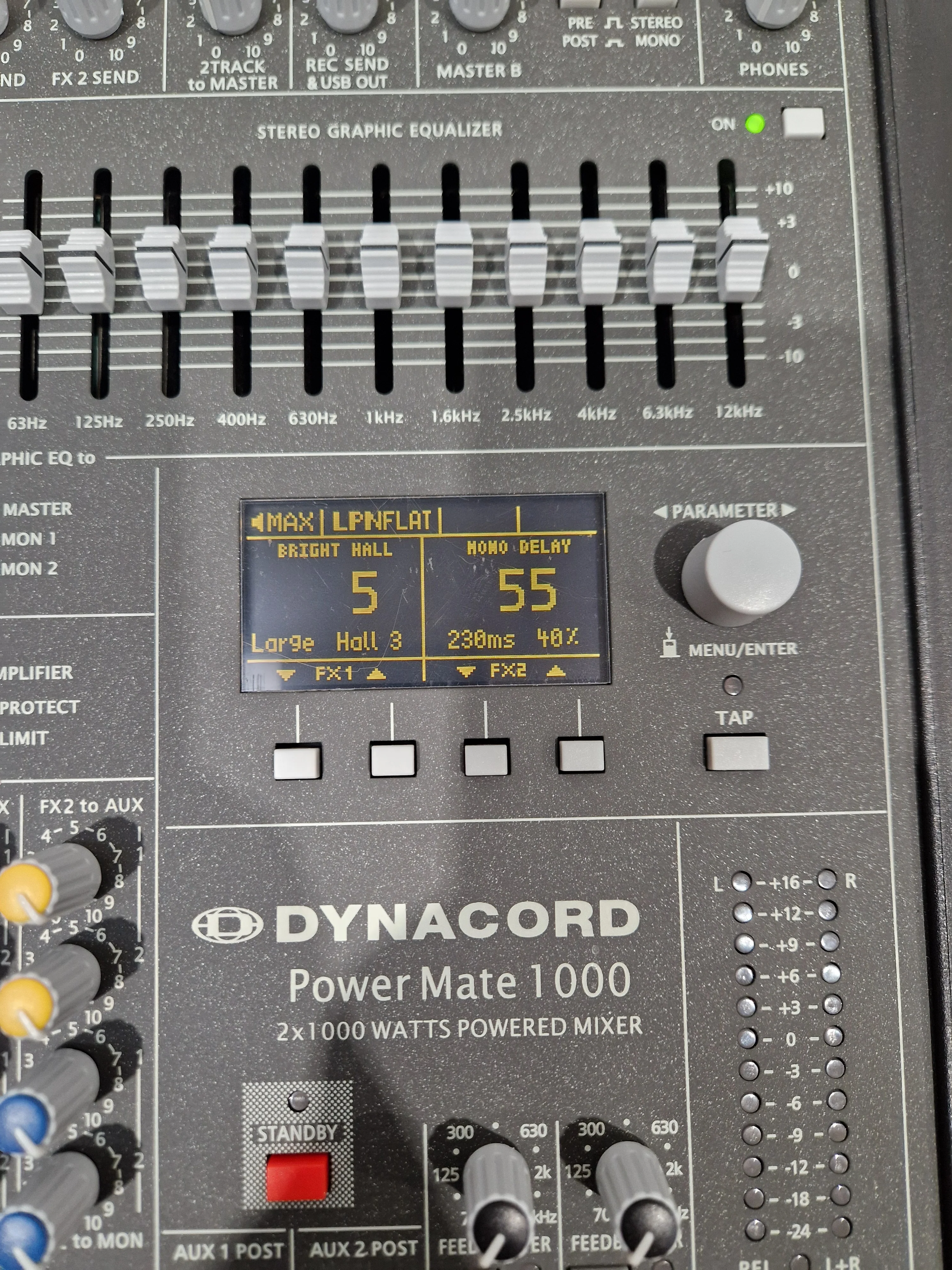Dynacord Powermate 1000-3 – 10-Channel Powered Mixer – Excellent w/ Original Box - Image 10