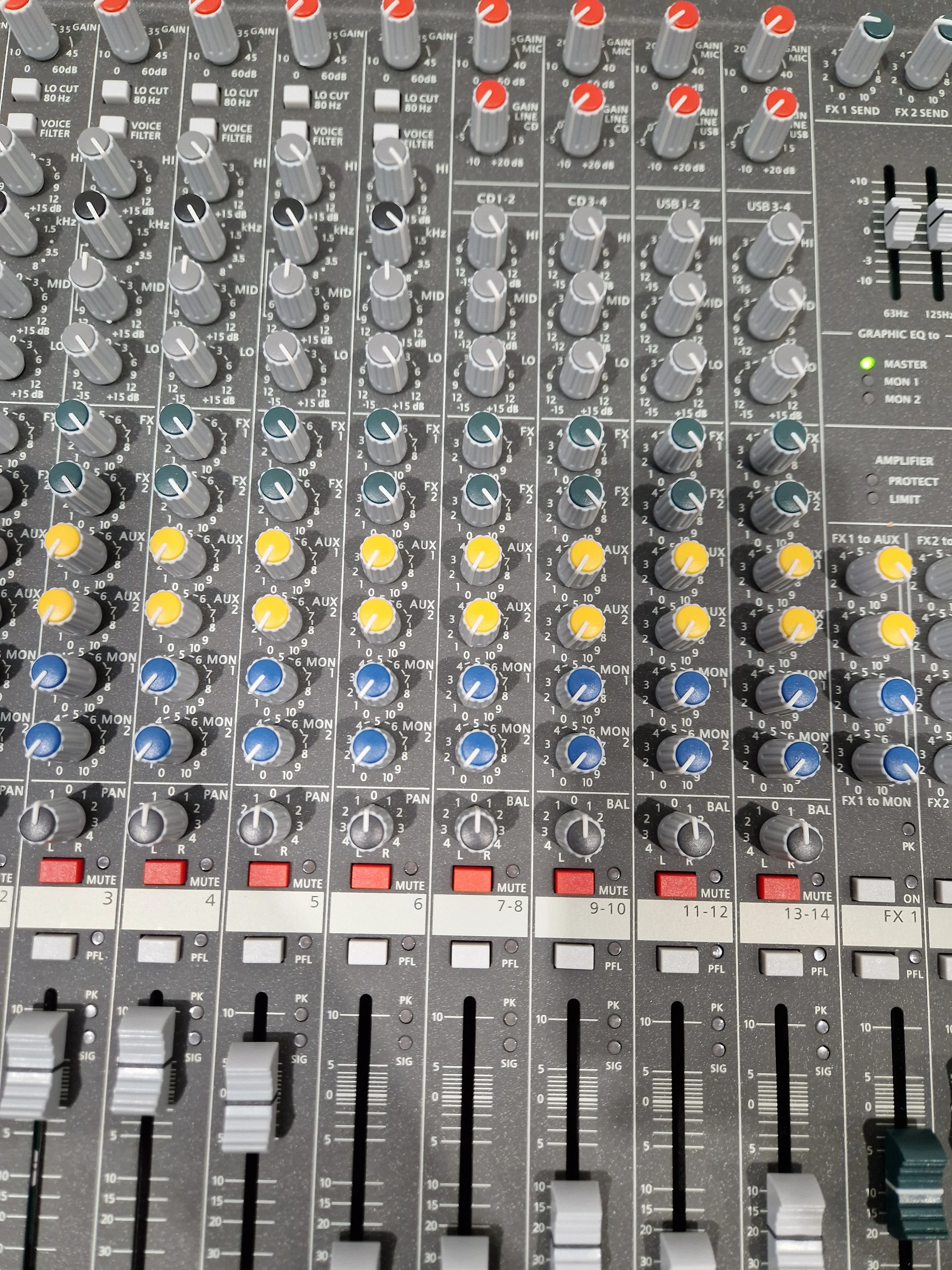 Dynacord Powermate 1000-3 – 10-Channel Powered Mixer – Excellent w/ Original Box - Image 16