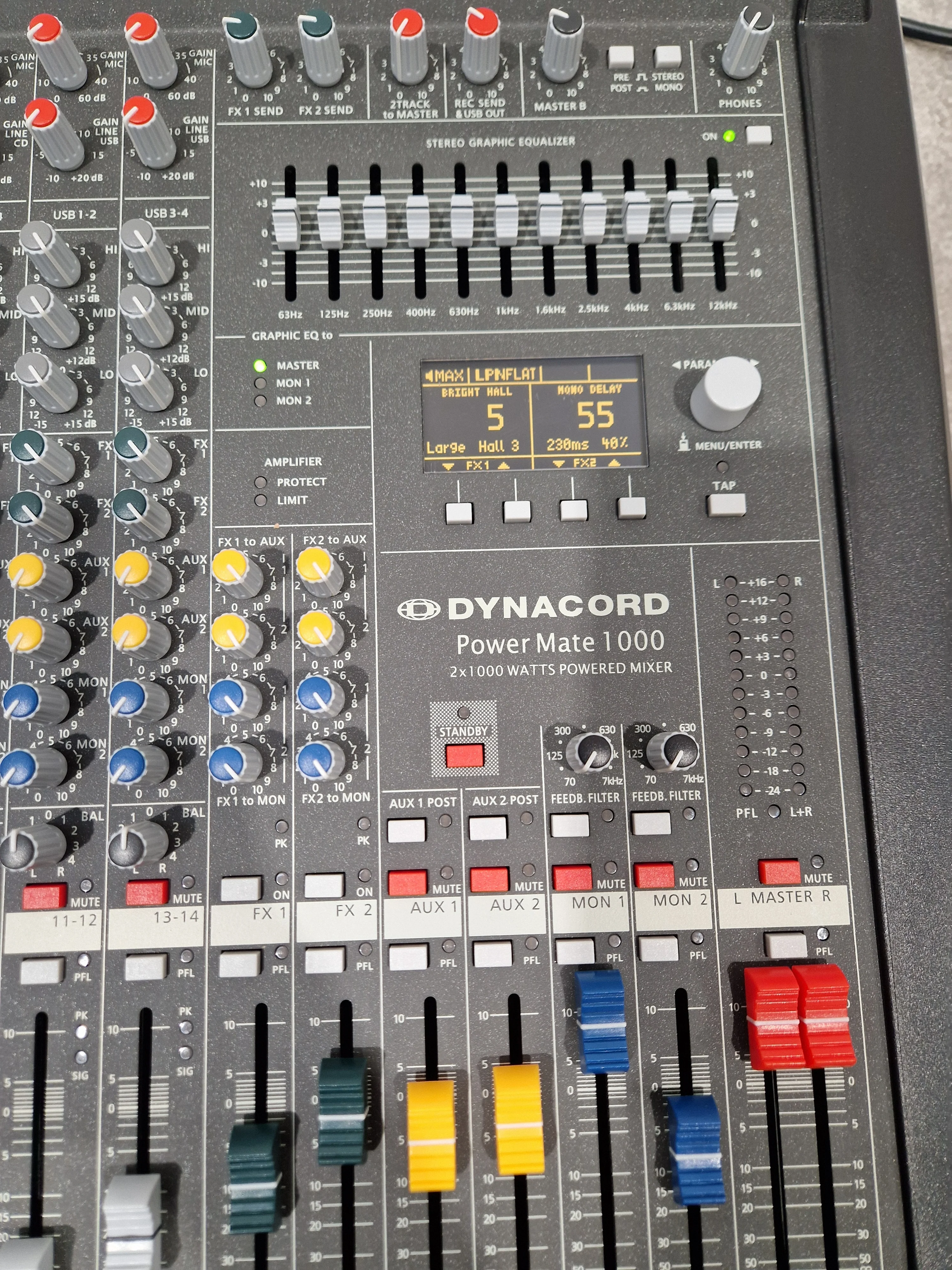 Dynacord Powermate 1000-3 – 10-Channel Powered Mixer – Excellent w/ Original Box - Image 17